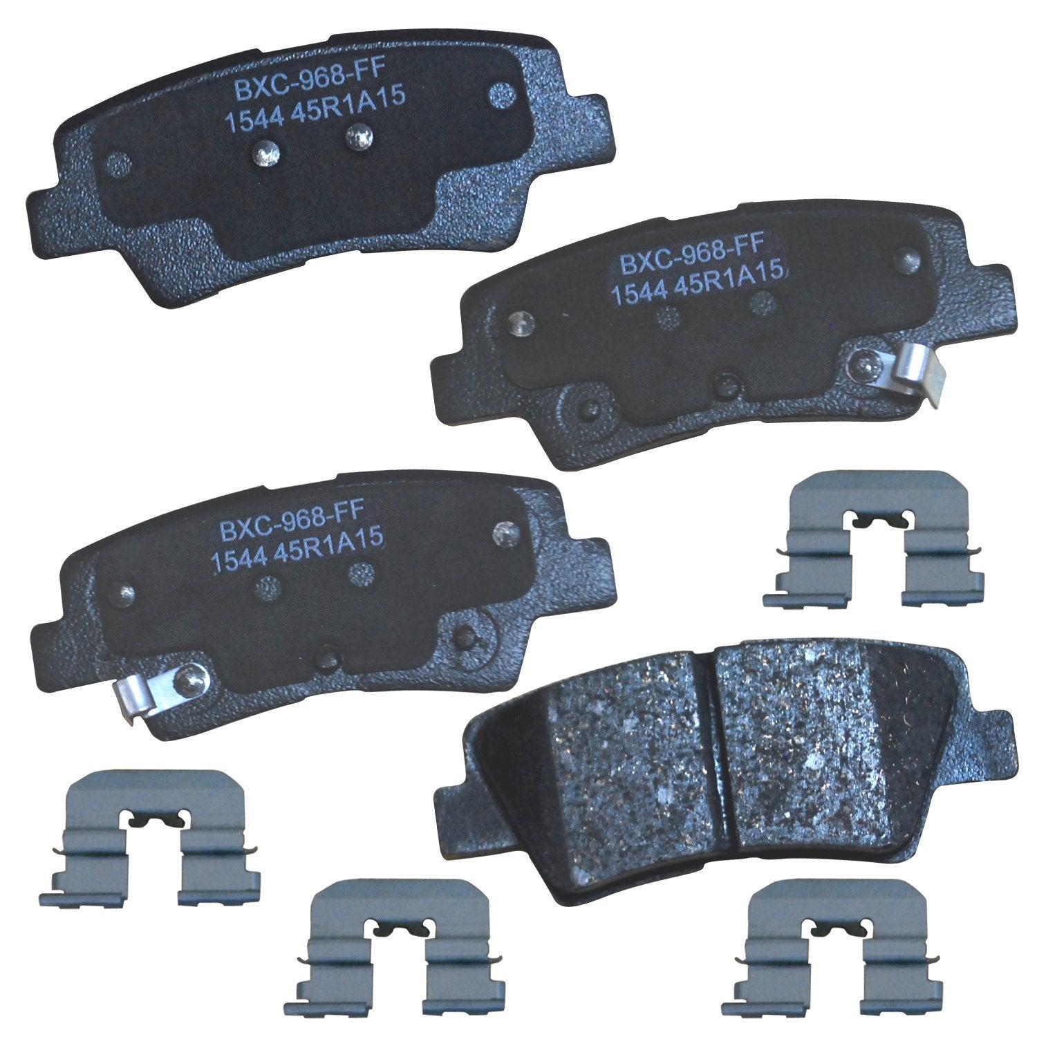 Bendix Premium Sbc1544 Ceramic Rear Brake Pads For Dodge Attitude 2014-2011, Hyundai Elantra Gt 2013, Kia Optima 2019-2014, Rio