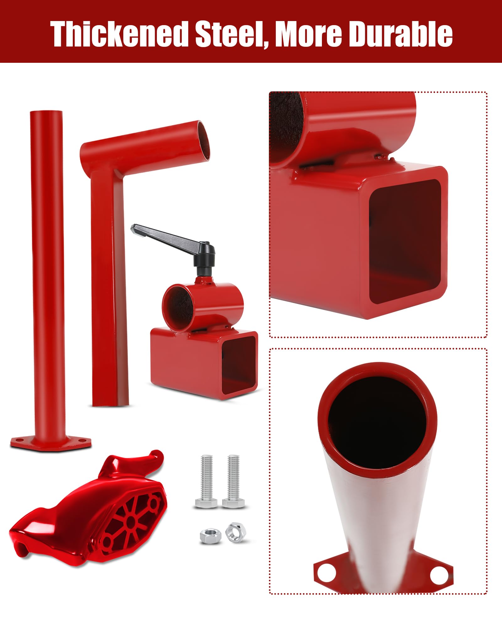 Exodios Upgrade Manual Tire Changer Duck Head Kit With Silver Cone, With Tire Changer Duck Head Fit For Most Car Tires (Without