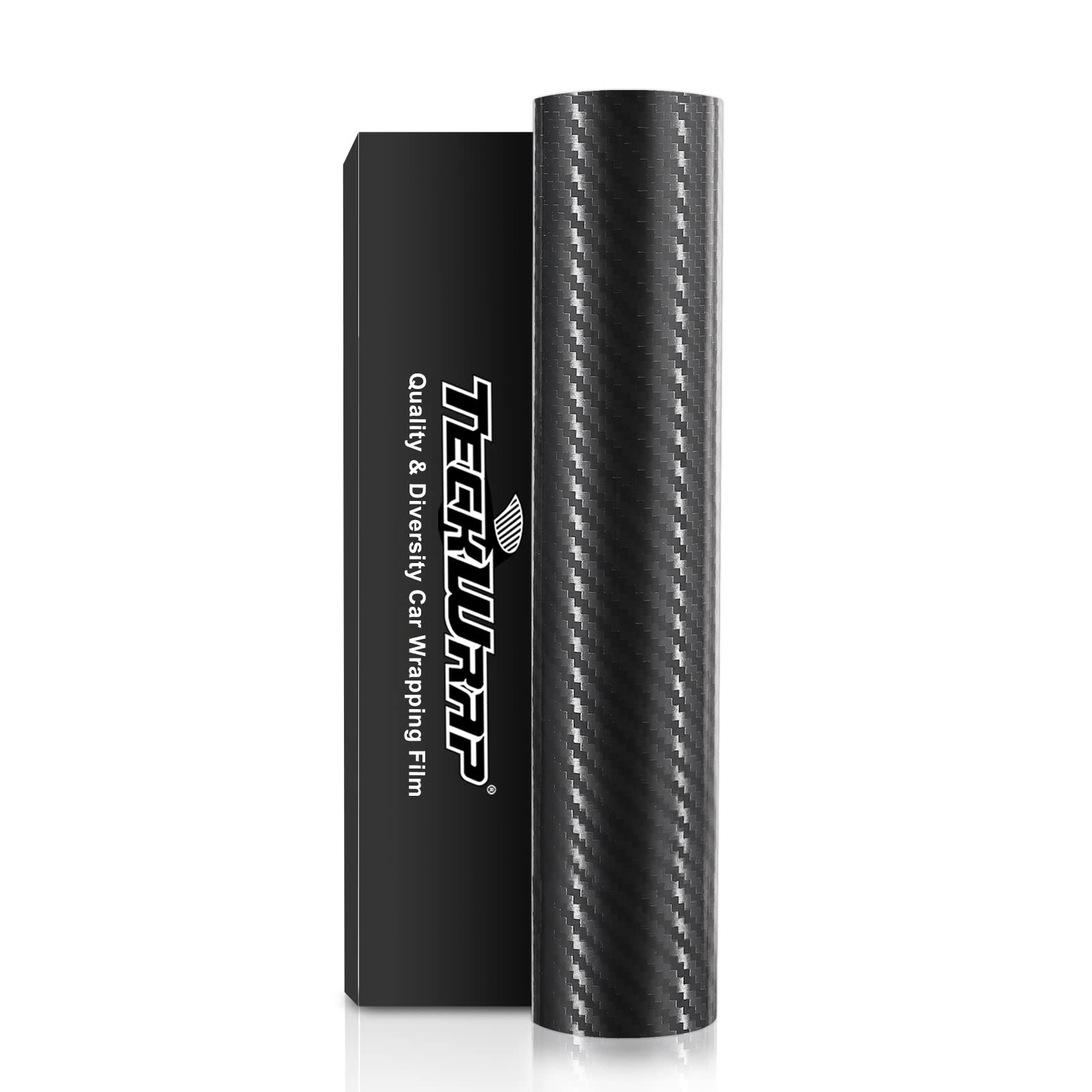 Teckwrap 1Ft X 5Ft 5D High Gloss Black Carbon Fiber Vinyl Bubble Free Air Release Car Wrap Film Automotive Diy Decals