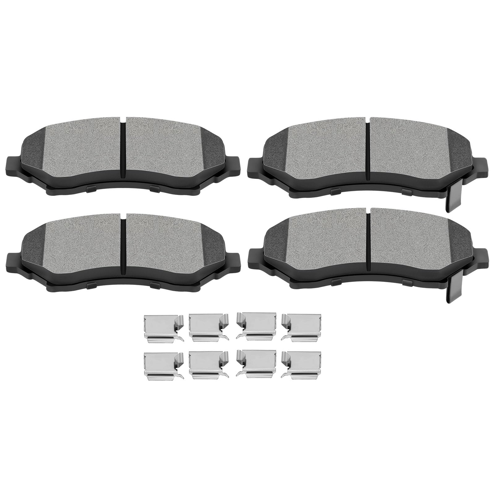 Scitoo D1327 Front Semi-Metal Brake Pads Sets Fit For Chrysler Town & Country,For Dodge Grand Caravan/Journey/Nitro,For Jeep Lib