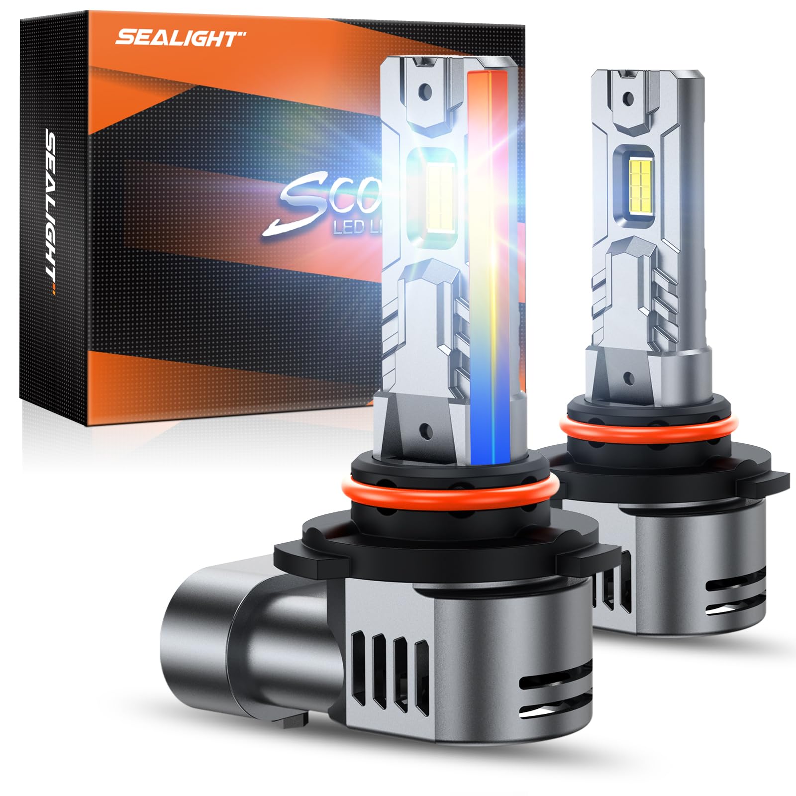 Sealight ????????/?????? Bulbs, Cool White Light, Enhanced Visibility With 15,000Rpm Cooling Fan, 5-Min Fast Installation, Pack