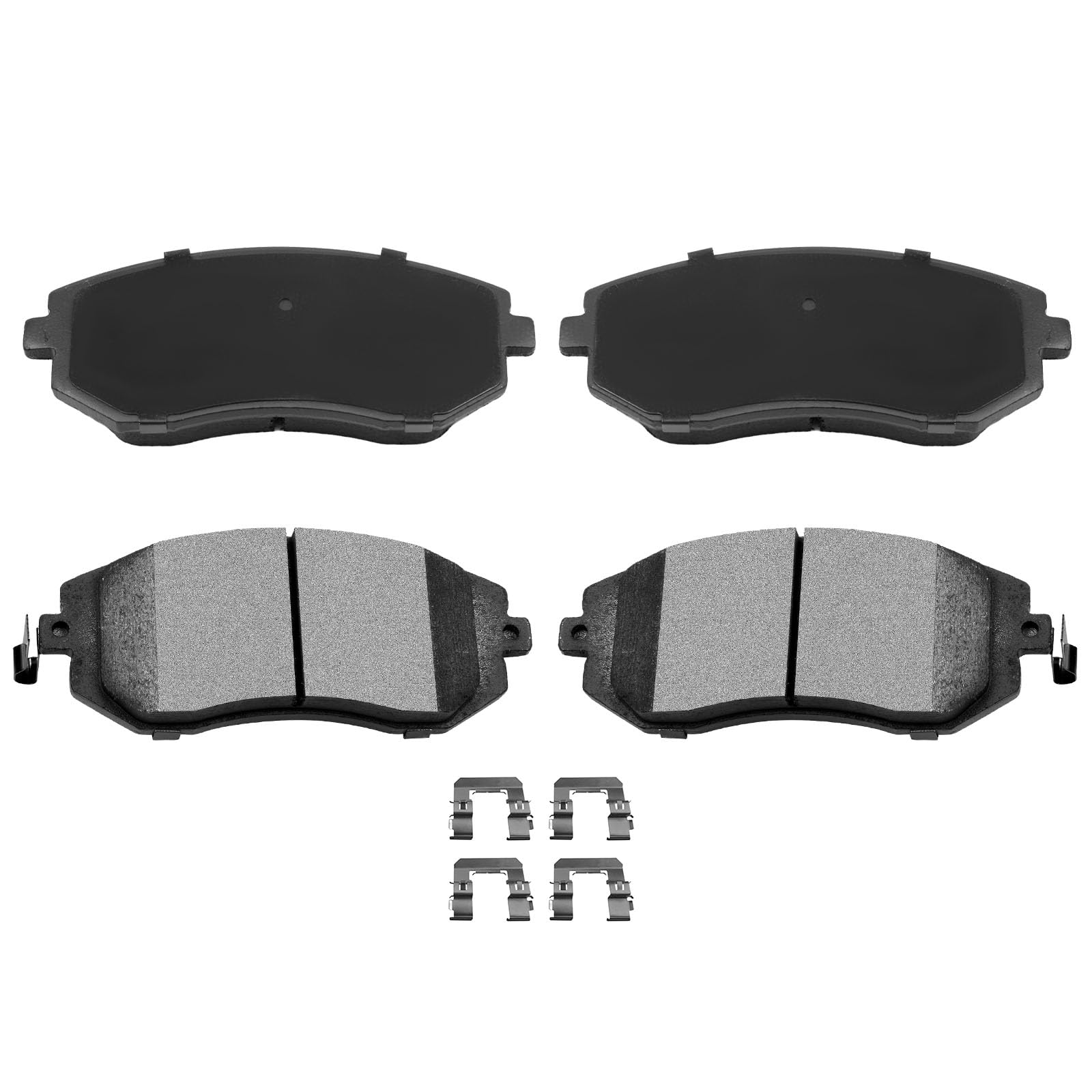 Automuto 4Pcs Front Ceramic Disc Brake Pads Set D929 For Saab 9-2X 2005-2006, For Subaru Impreza 2002-2011, For Subaru Legacy 20