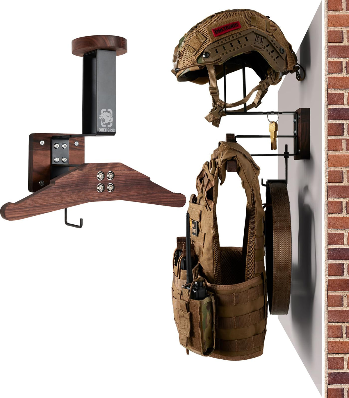 football gear stand ONETIGRIS Tactical Gear Wall Mount