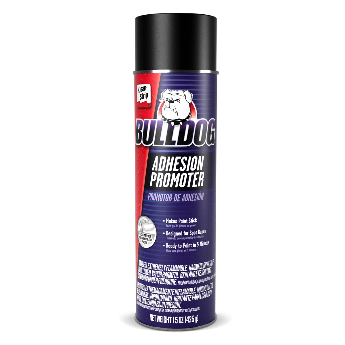 Klean-Strip Bulldog Adhesion Promoter for Polyolefin Plastic Quick Dry Adhesion Promoter for Paint Prep - Fills 320 Grit Scratch