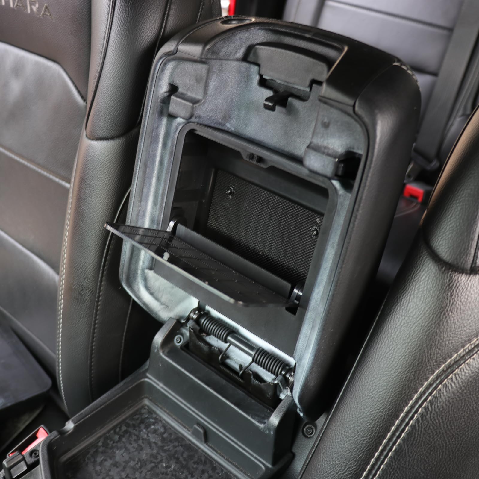 Jhd-Togo For Jeep Wrangler Jl One-Touch Hidden Storage Console Box,Center Console Hidden Storage Box For 2018-2024 Jeep Wrangler