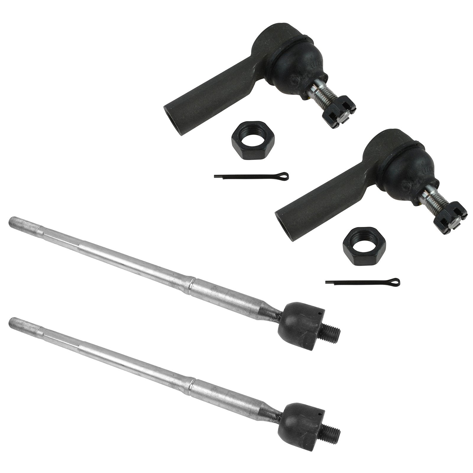 Trq Front Tie Rod Set Compatible With 2003-2008 Pontiac Vibe Toyota Matrix
