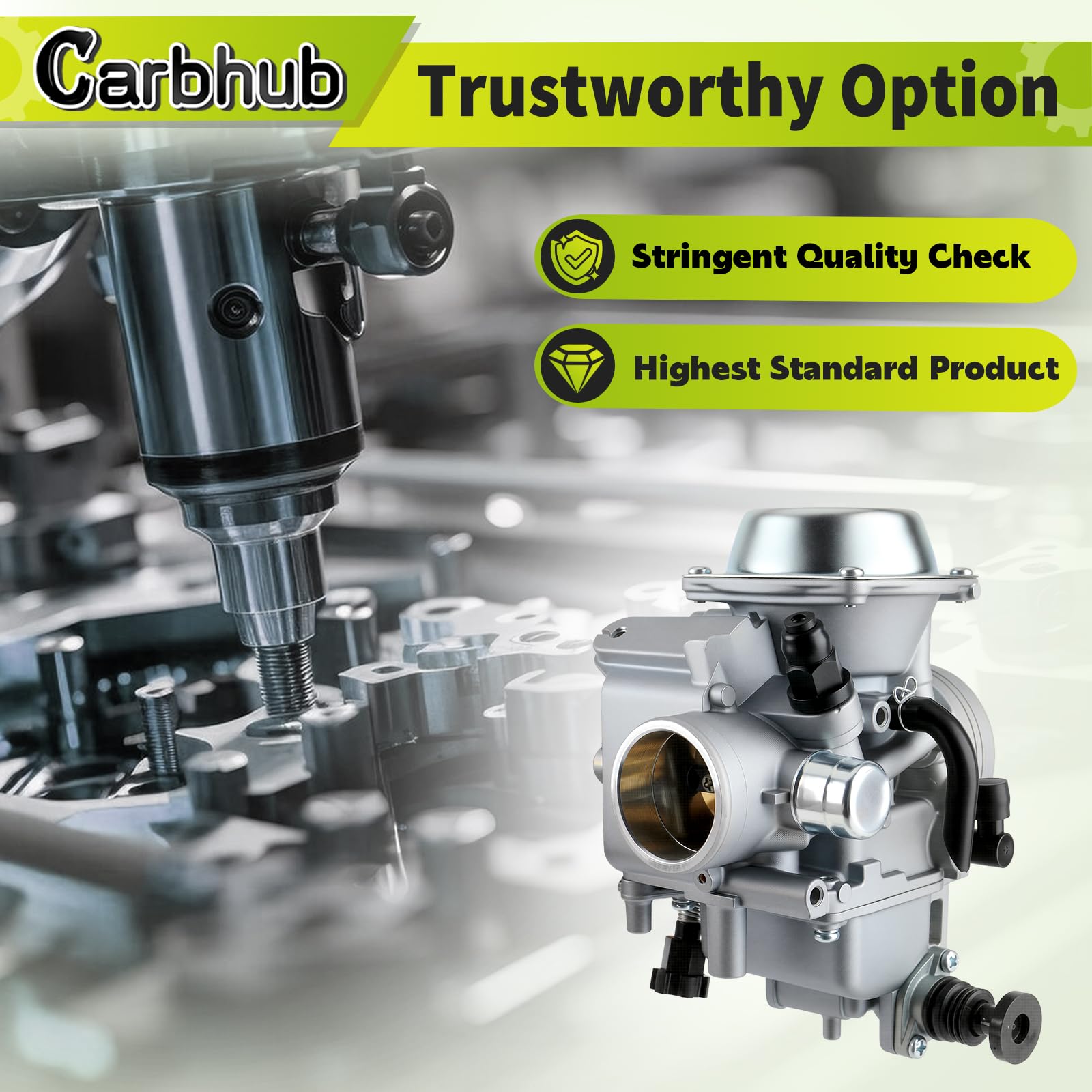 Carbhub Carburetor For Honda Fourtrax 300 350 Foreman 400 450 Rancher 350 Carb, Fourtrax 300 Carburetor, Foreman 450, Rancher 35