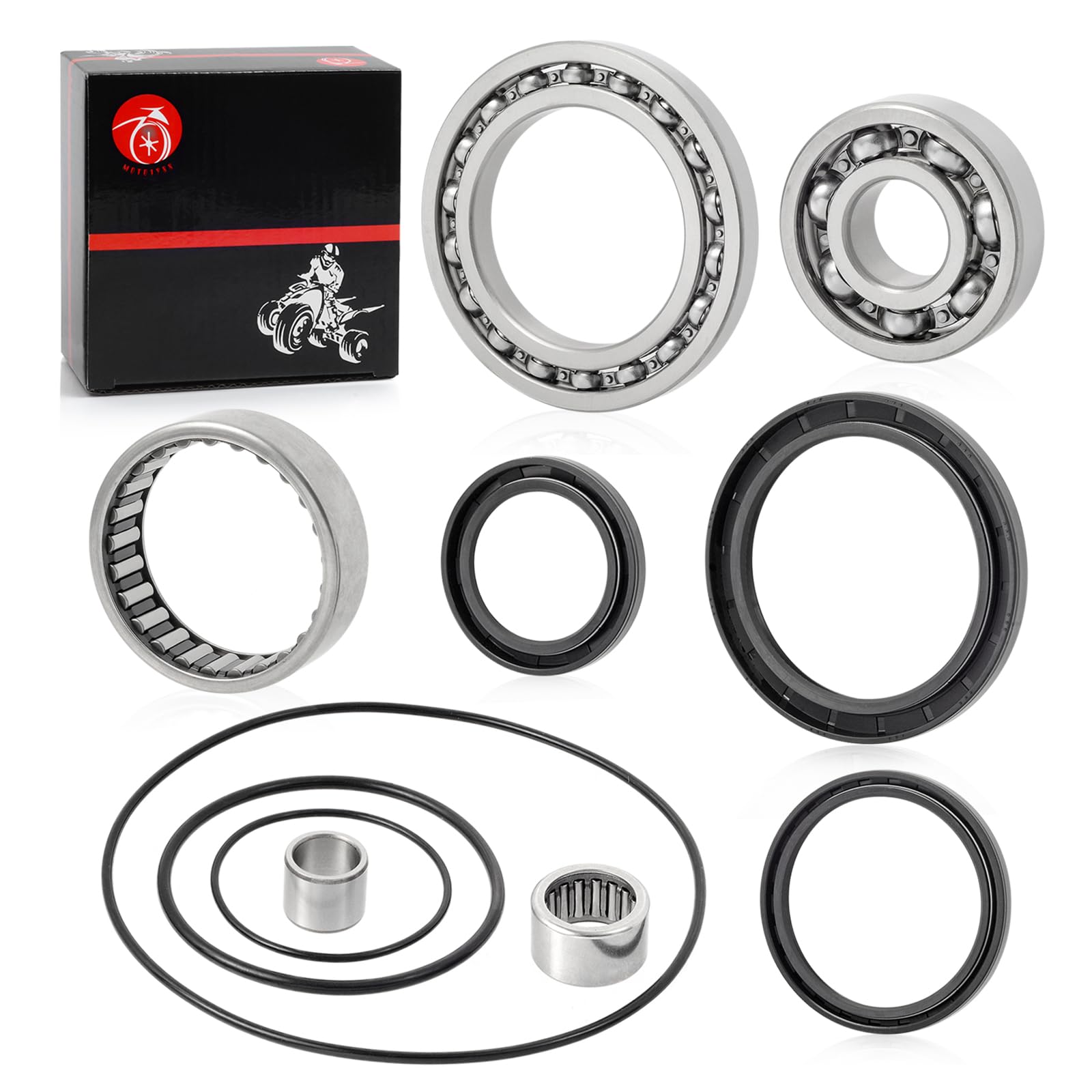 Rear Differential Bearing & Seal Kit For Yamaha Bear Tracker Big Bear Bruin Grizzly Wolverine Kodiak 250 350 400 450