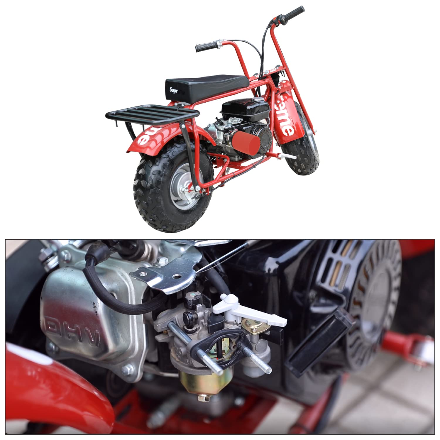 Yoxufa 212Cc Carburetor Main Jet Kit For Coleman Ct200U Ct200U-Ex Bt200X Kt196 Predator 212Cc 224Cc 196Cc Baja Warrior Mb200 Mini Bike Gx160 6.5Hp Trailmaster Xrx Go Kart Powersports Parts