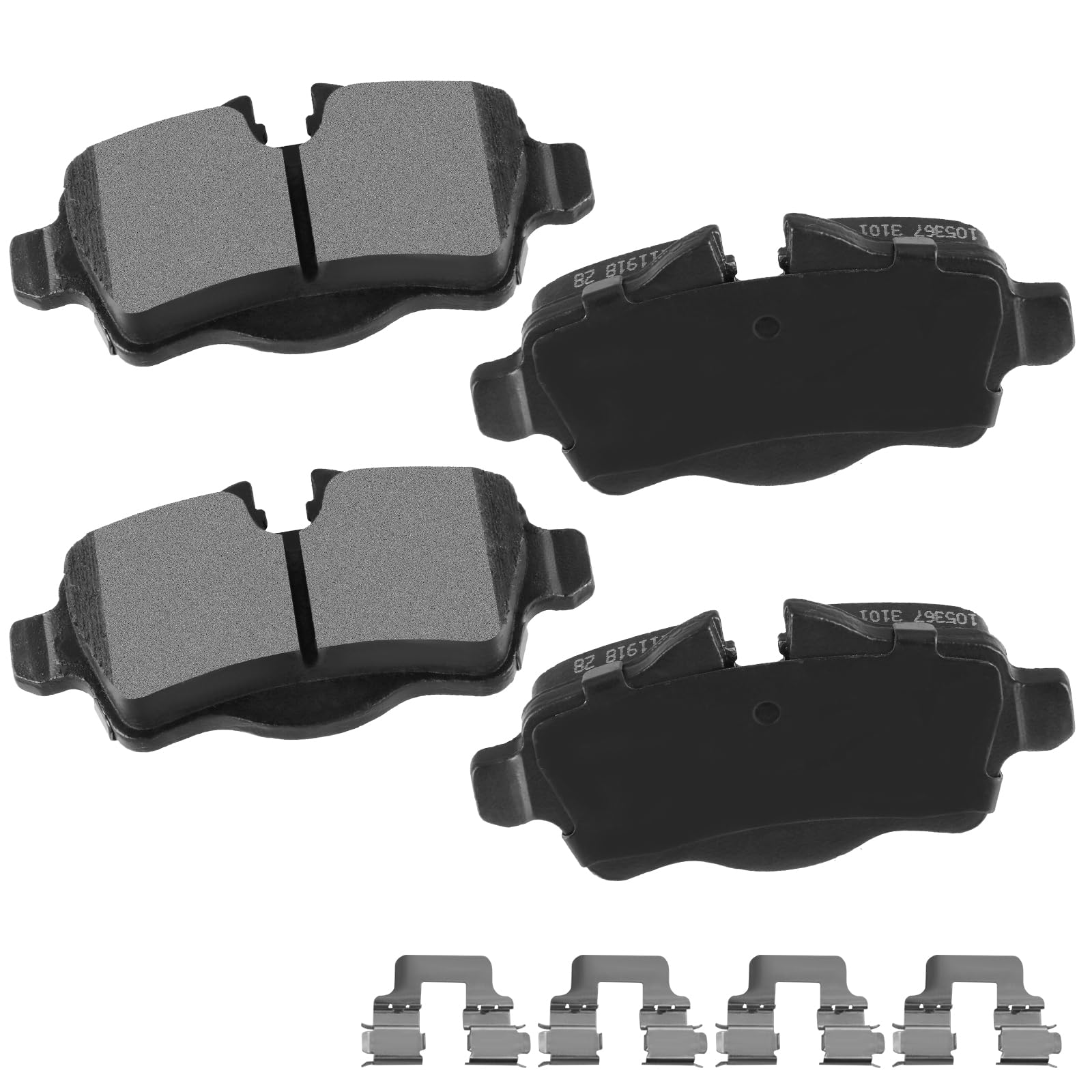 Cciyu D1309 Ceramic Rear Brake Pad Set Fit For 2007-2016 For Mini Cooper