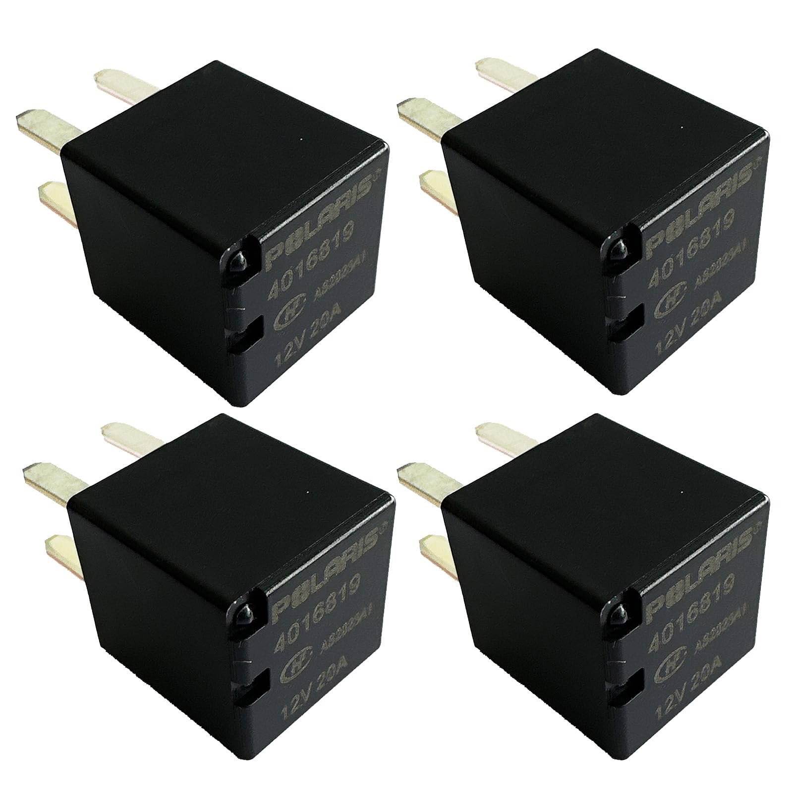 4Pcs 4016819 12VDC 20A Ultra Micro ISO Automotive Relay 4-pin