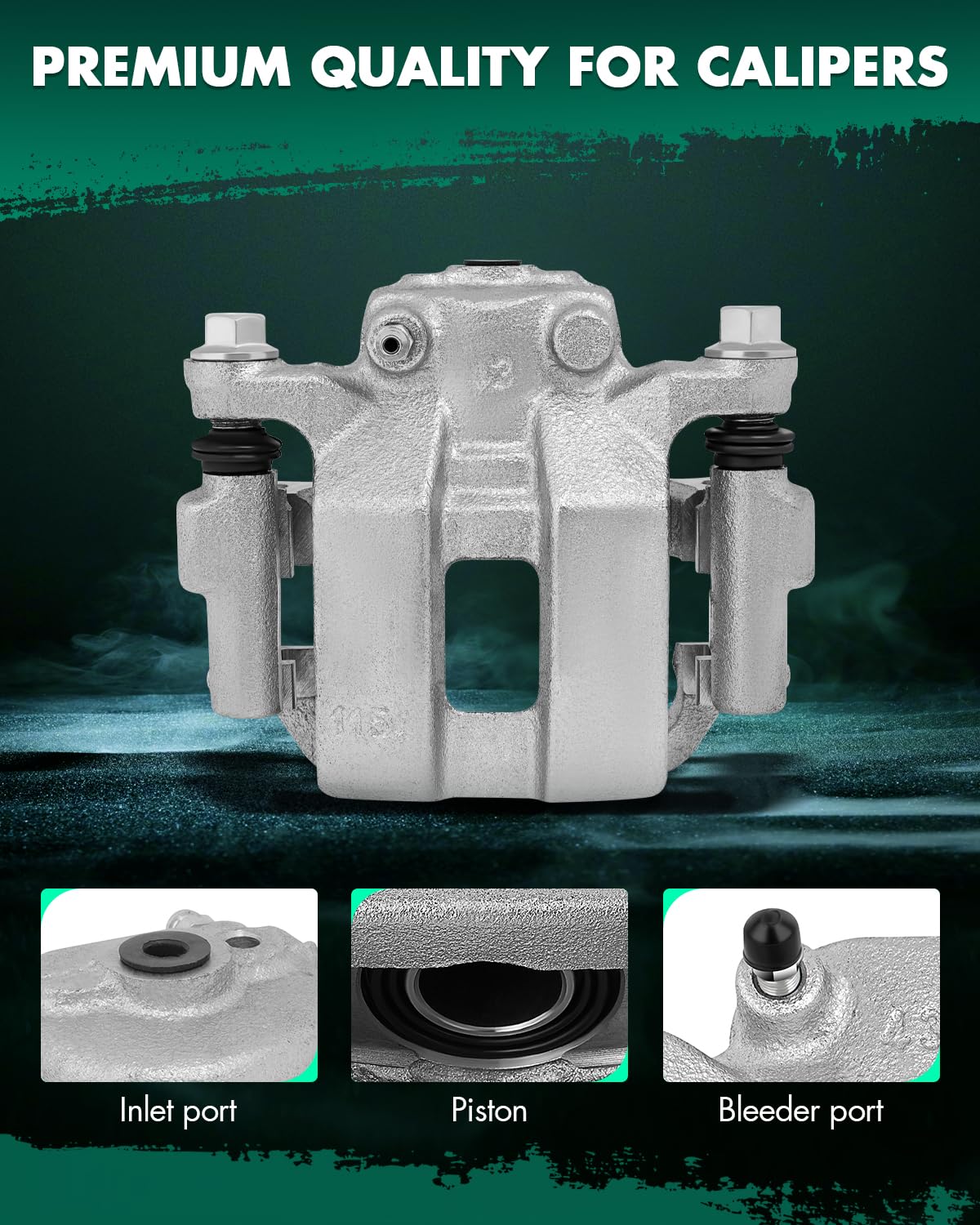 Scitoo 19B2792 19B2793 Rear Left & Right Disc Brake Calipers Assembly W/Bracket For Infiniti For G35,For Nissan For 350Z/For Mur