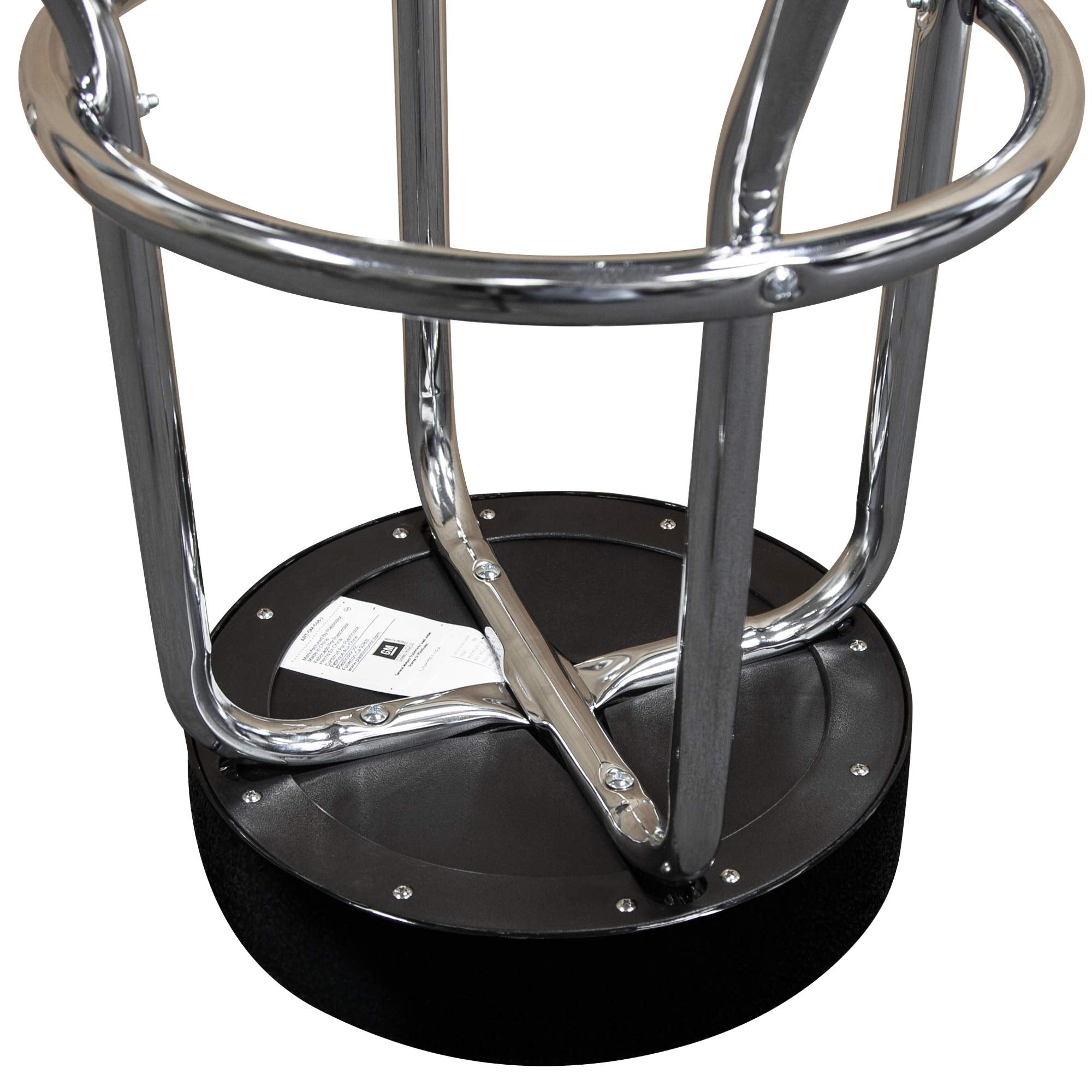 Plasticolor 004790R01 Black/Grey Garage Stool (Chevrolet)