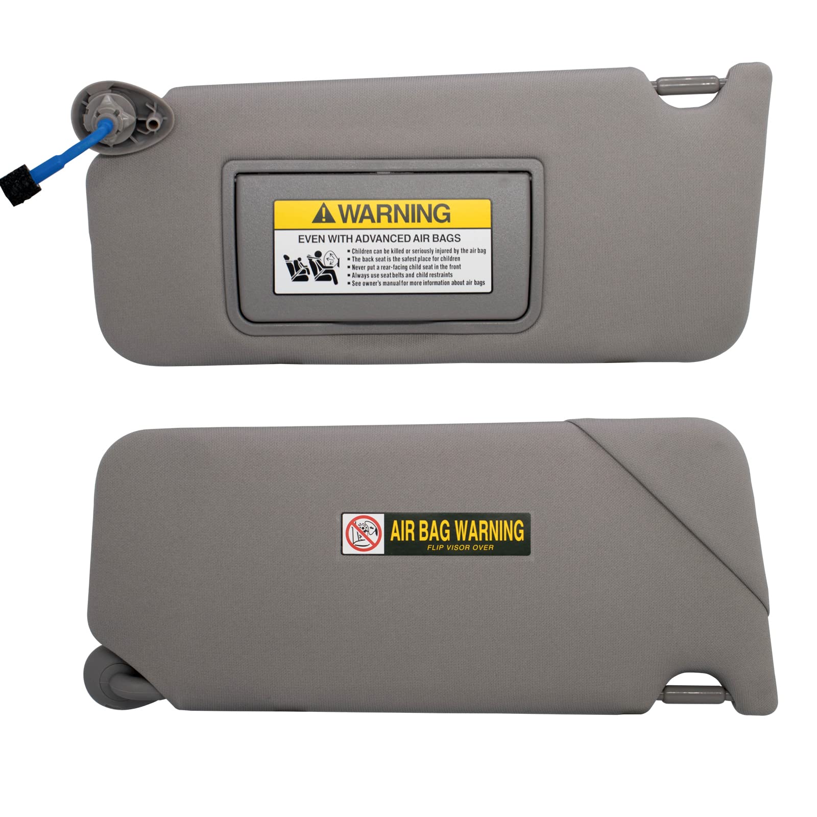 Nhiles Left Driver & Right Passenger Side Sun Visor Compatible With Honda Accord 2008 2009 2010 2011 2012 2013 2014 2015 2016 20