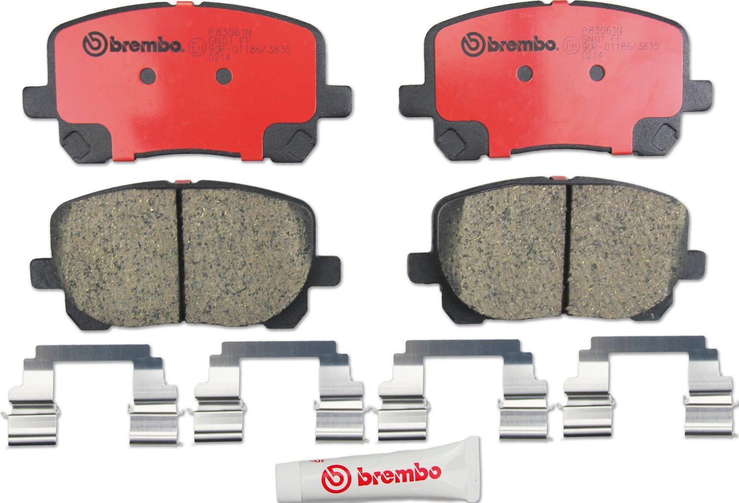 Brembo P83061N Premium Ceramic Front Disc Brake Pad Set Great Wall/Toyota Oe# 0446544090