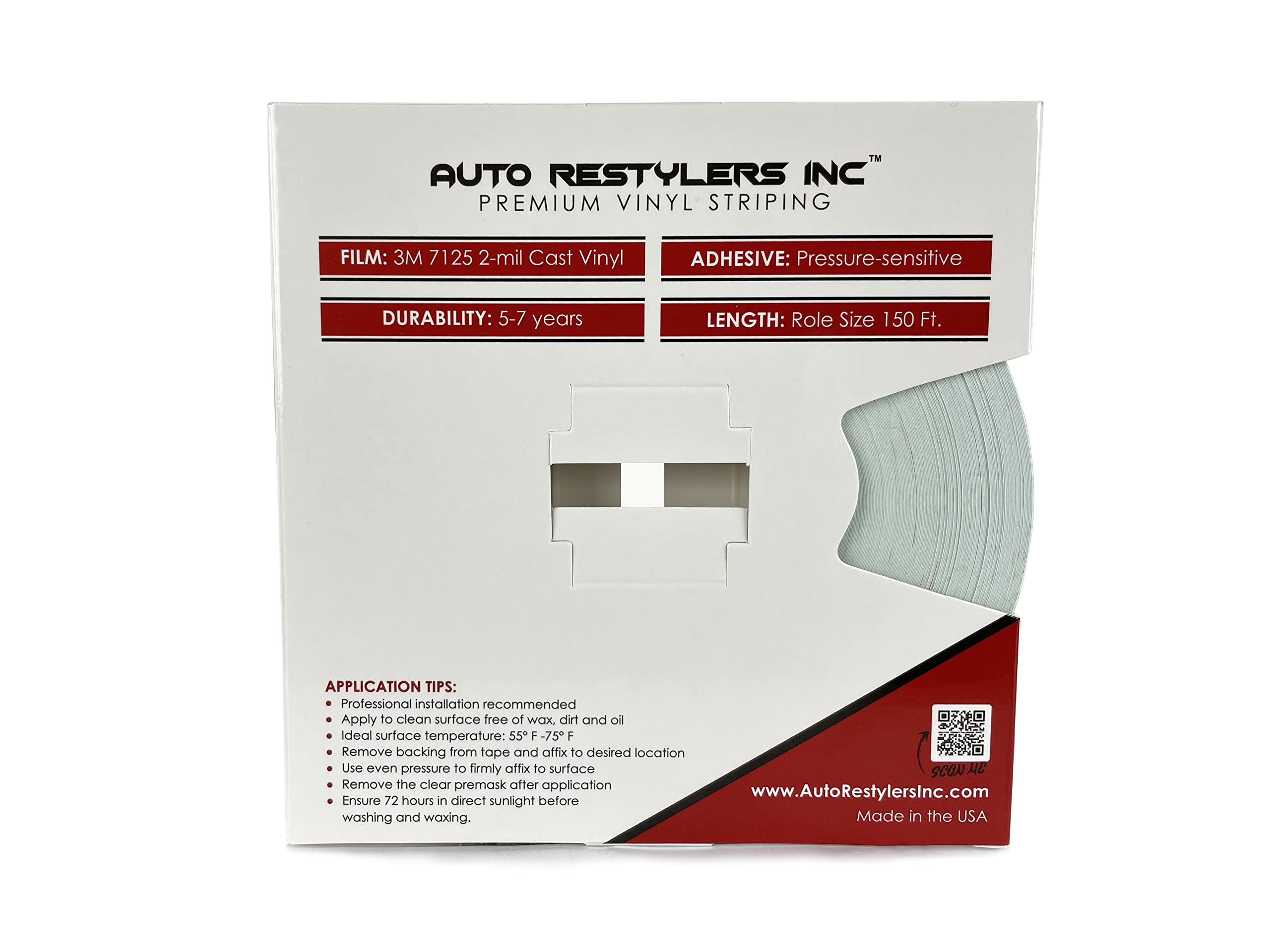 Ari 8/16 X 150' 3M Automotive Vinyl Pinstriping Tape (Sandstone)