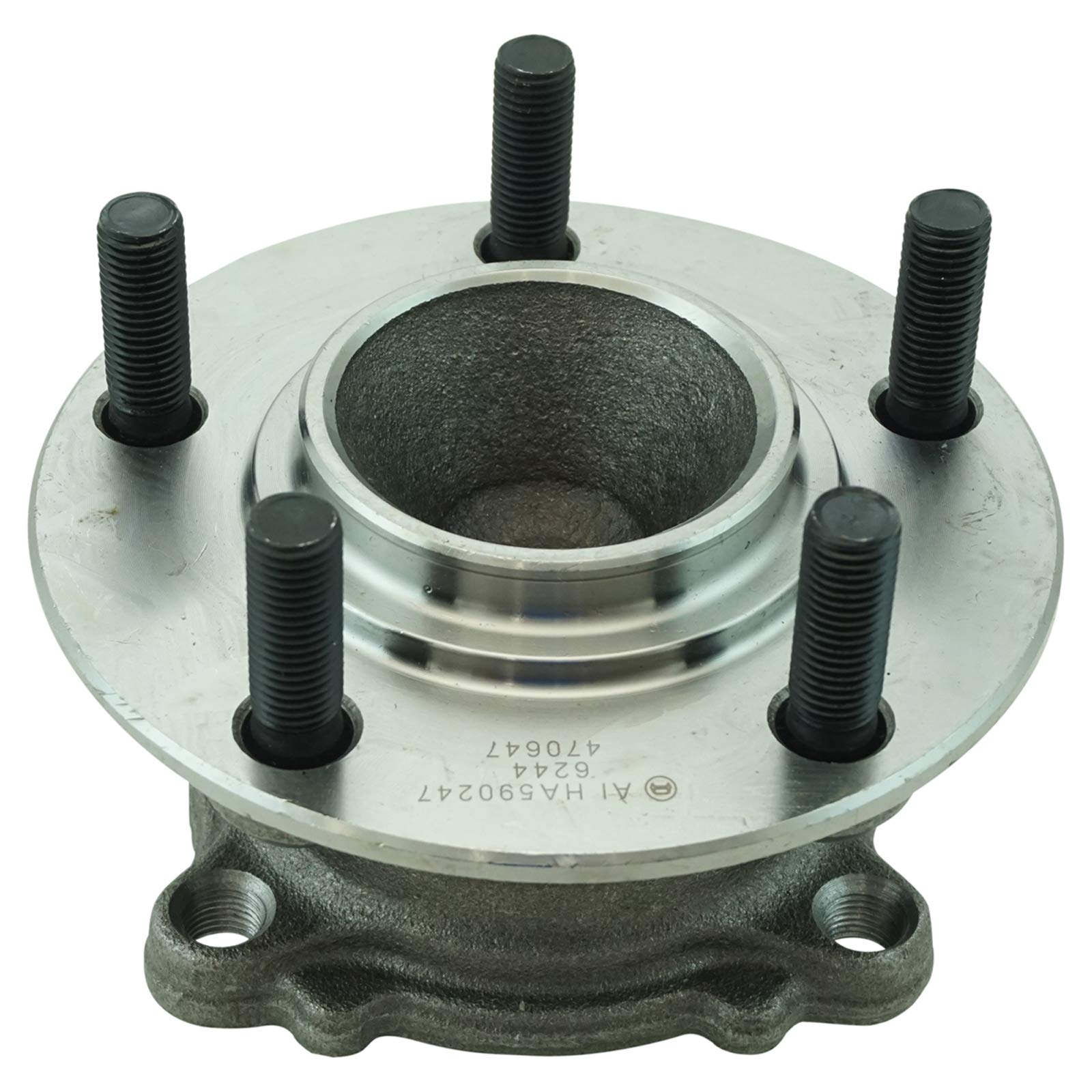 Trq Rear Wheel Hub Bearings Assembly Set Compatible With 2007-2013 Mitsubishi Outlander