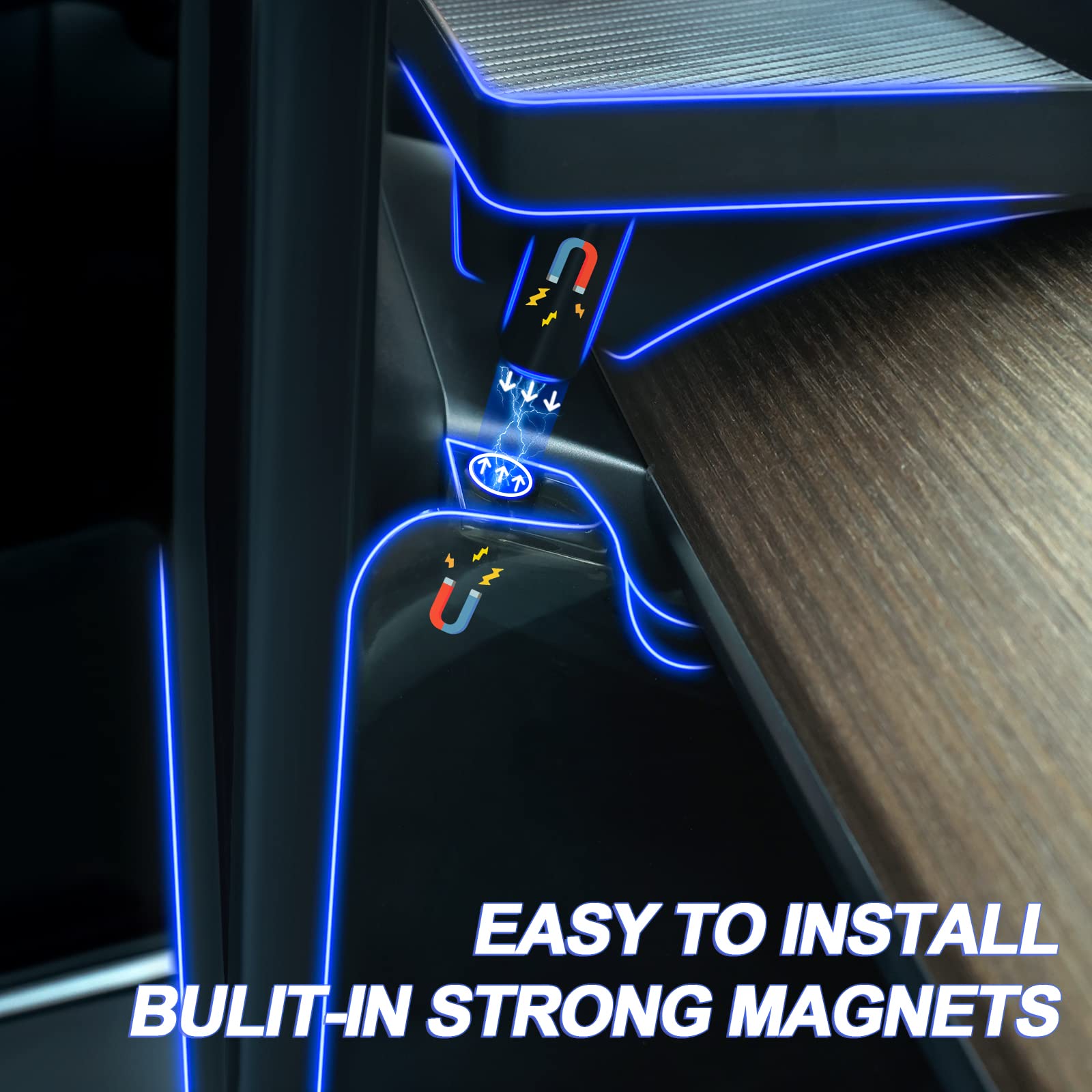 Xintuo Tesla Model 3 Model Y Center Console Organizer Tray 1Pc Under Screen Storage Organizer Box 1Pc Behind Screen Tray Compatible With Tesla Model 3 Model Y Accessories 2023 2022 2021