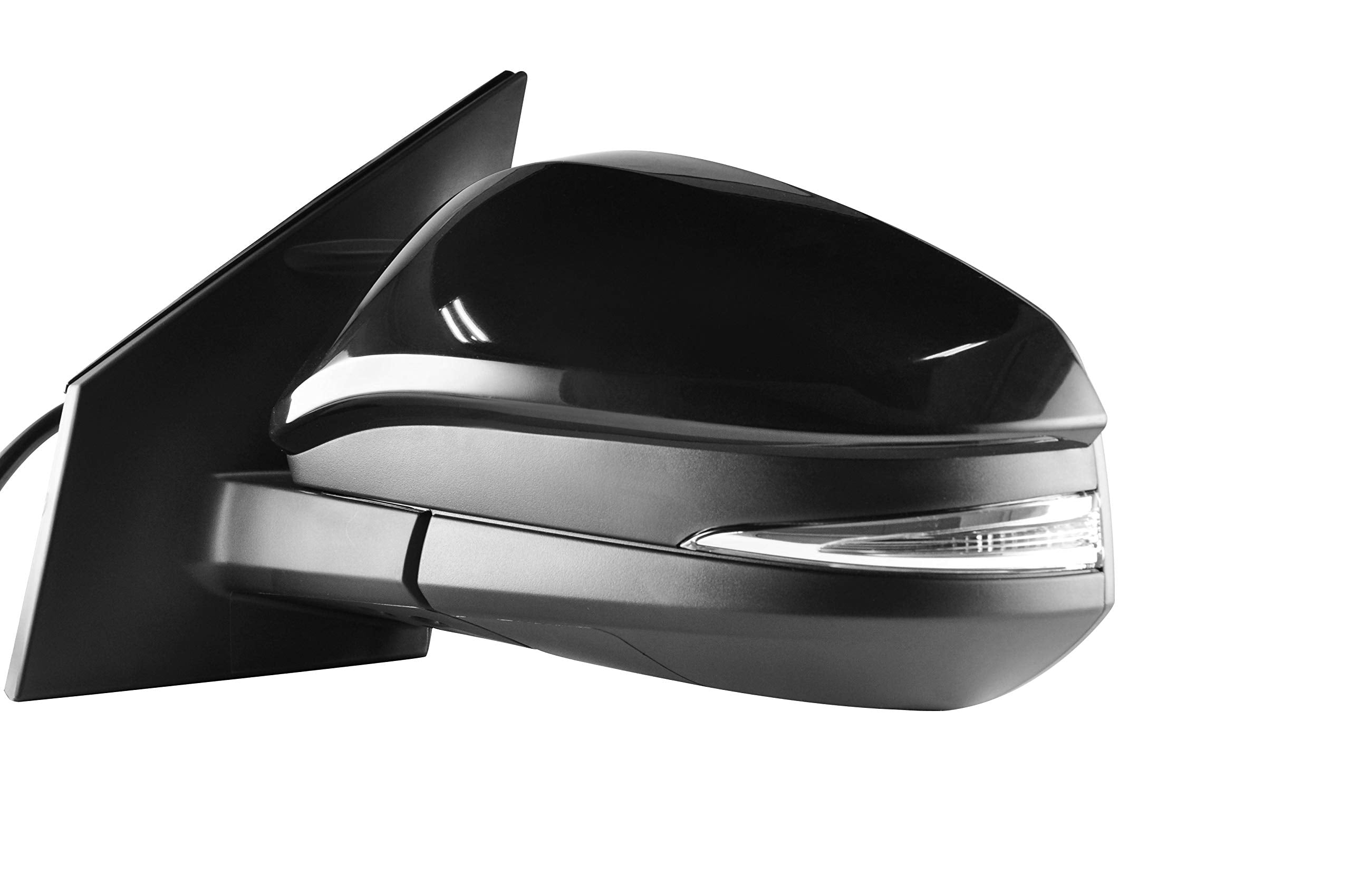 Dependable Direct Left Driver Side Unpainted Power Operated Heated With Turn Signal Light Side View Mirror For 2013-2015 Toyota 