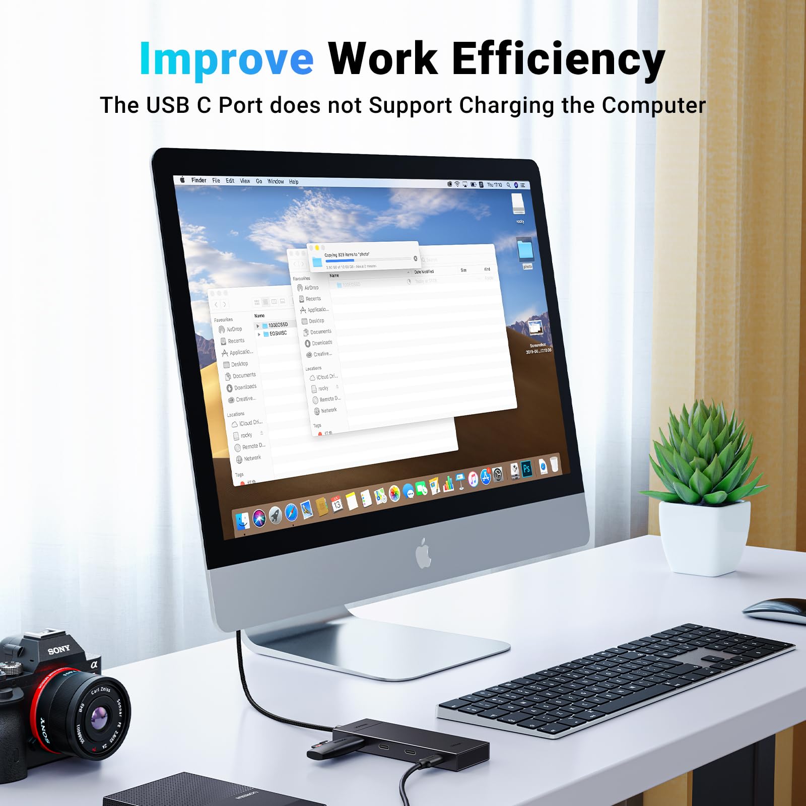 Ugreen Usb C Hub, 10Gbps 4 In 1 Usb 3.2 Adapter With 4 Usb-C 3.2, 4 Ports Usb C Splitter Extender For Macbook Pro/Air, Ipad Pro,