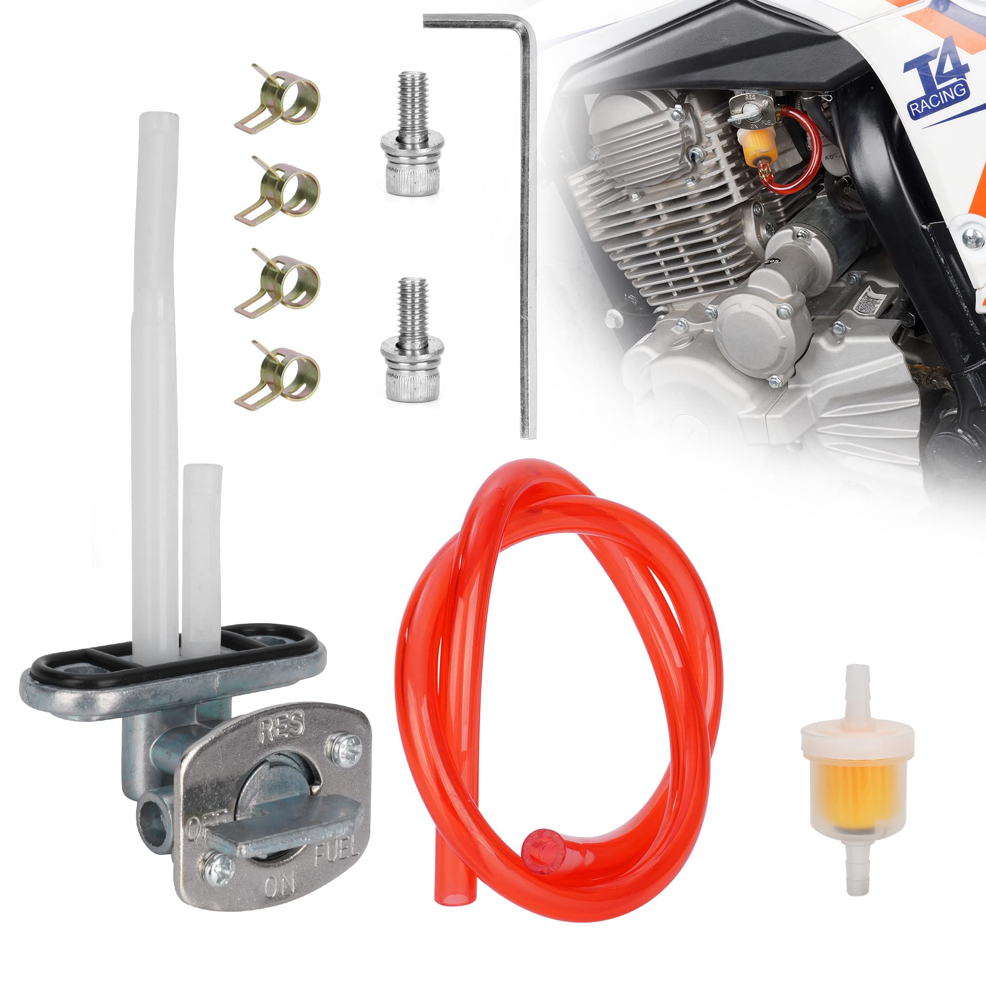 Fuel Petcock Shut Off Valve Tank Switch for Kazuma Meerkat Falcon 90 RedCat 50 Kids 50cc 110cc 150cc 250cc ATV Quad Parts