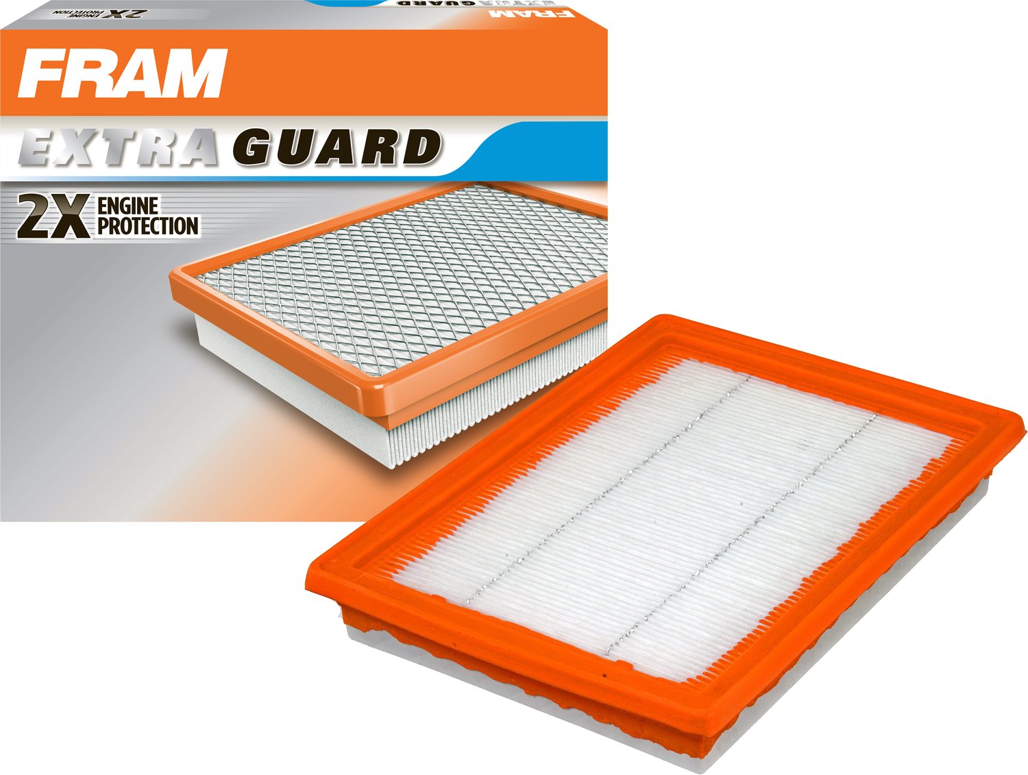 Fram Extra Guard Ca6900 Replacement Engine Air Filter For Select Infiniti And Nissan Models, Provides Up To 12 Months Or 12,000 Miles Filter Protection, White