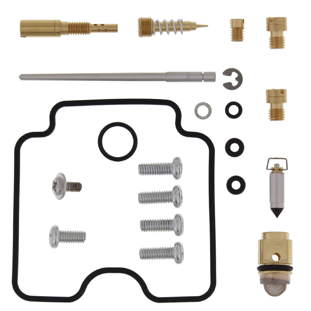 All Balls Racing 26-1071 Carburetor Rebuild Kit Compatible With/Replacement For Arctic Cat 400 Dvx 2004-2008, Kawasaki Kfx400 2003-2006, Suzuki Lt-Z400 2003-2008