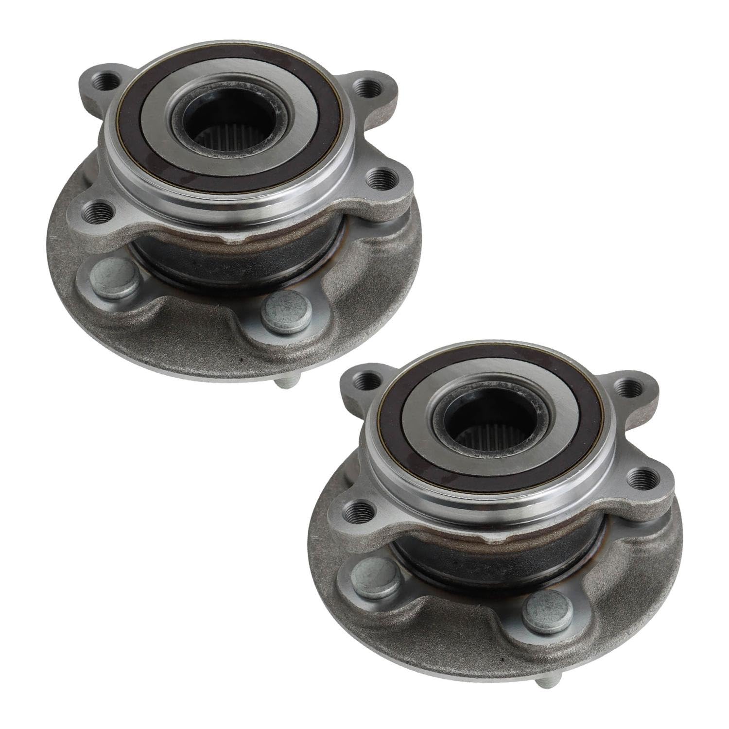 Trq Front Wheel Hub Bearings Assembly Set Compatible With 2020-2023 Toyota Highlander 2021-2023 Sienna
