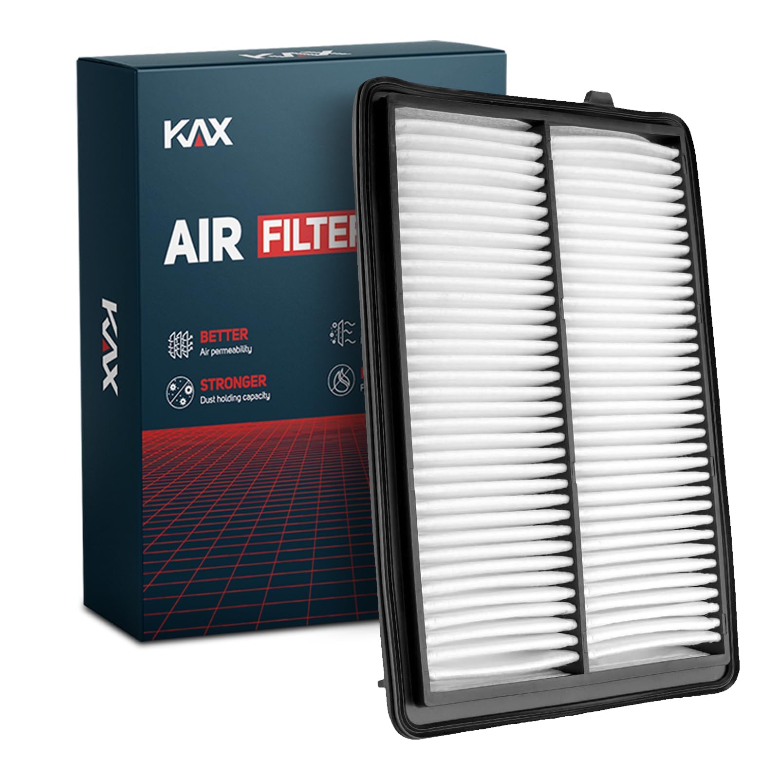 Kax Engine Air Filter, Ca11413 Replacement For Rdx 2013 2014 2015 2016 2017 2018, Advanced Air Filter Media, Increased Accelerat