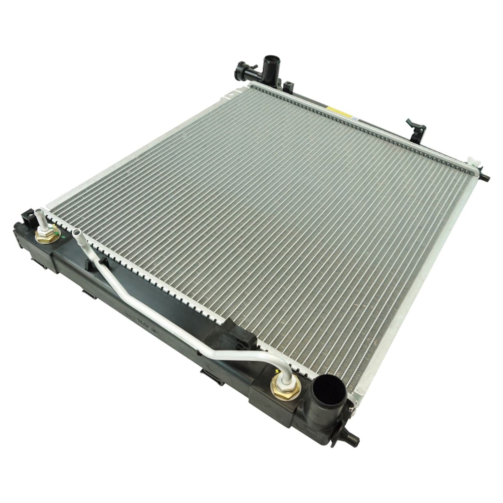 Trq Radiator Assembly Aluminum Core Compatible With 13-18 Hyundai Santa Fe Sport Cu13373 Hy3010187