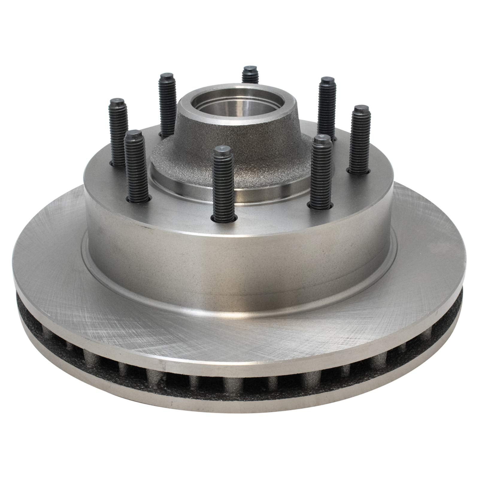 Trq Front Brake Rotors Set Vented Compatible With 2000-2002 Ford Excursion 1999-2002 F-250 Super Duty F-350 Super Duty