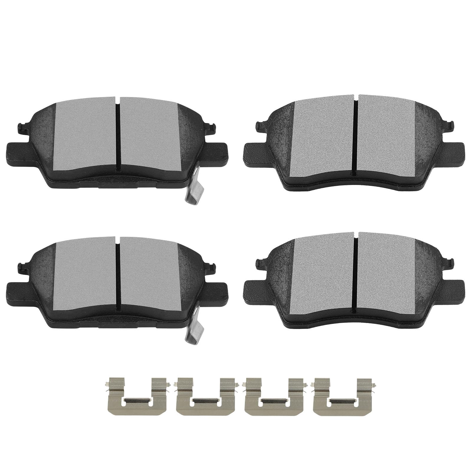 Scitoo Front Disc Brake Pad Set 4Pcs W/Hardware Fit For Chevrolet For Cruze 2016 2017 2019