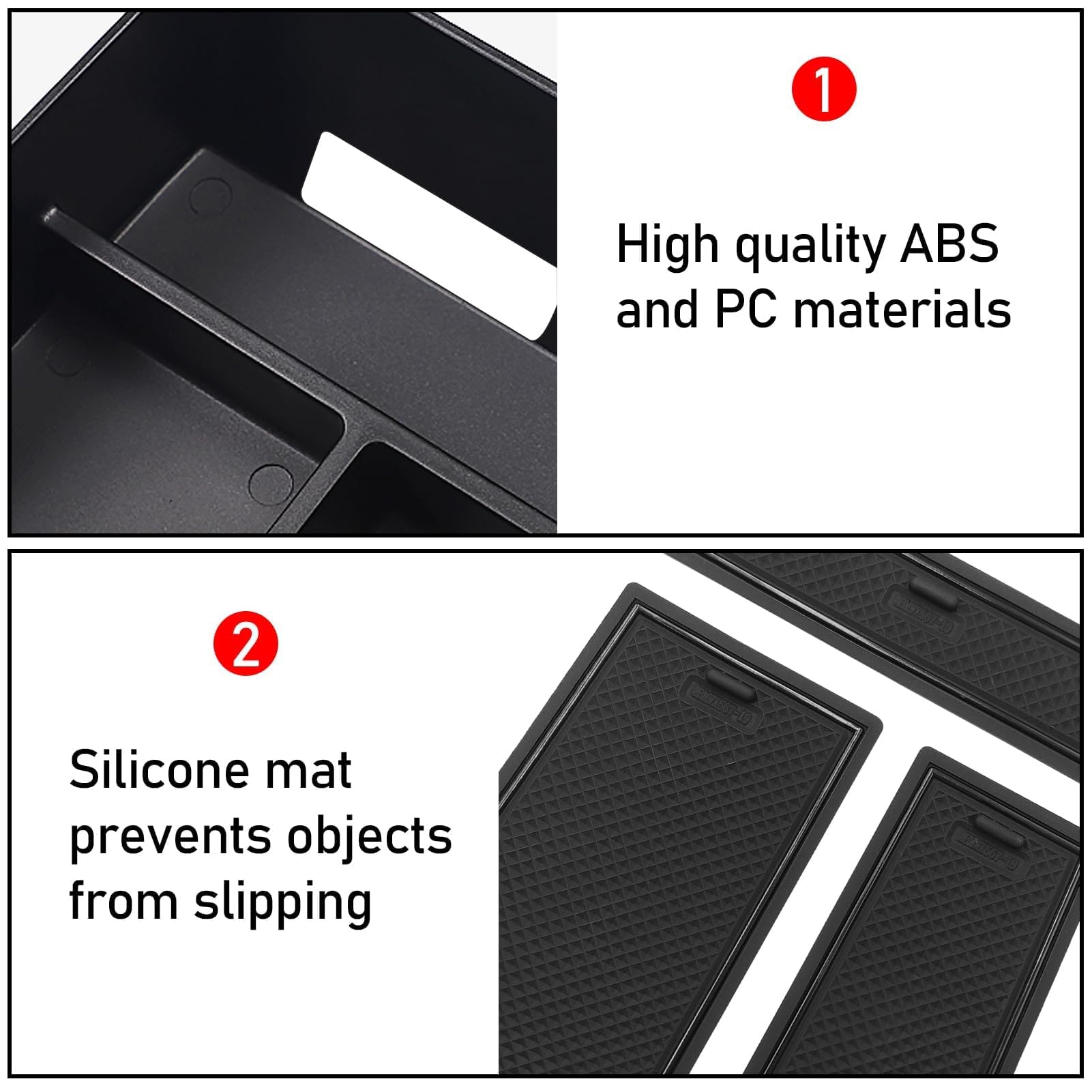 Jaronx Compatible With Bmw X5 G05/ X6 G06/ X7 G07 Center Console Organizer, Console Organizer Center Console Tray Console Storag