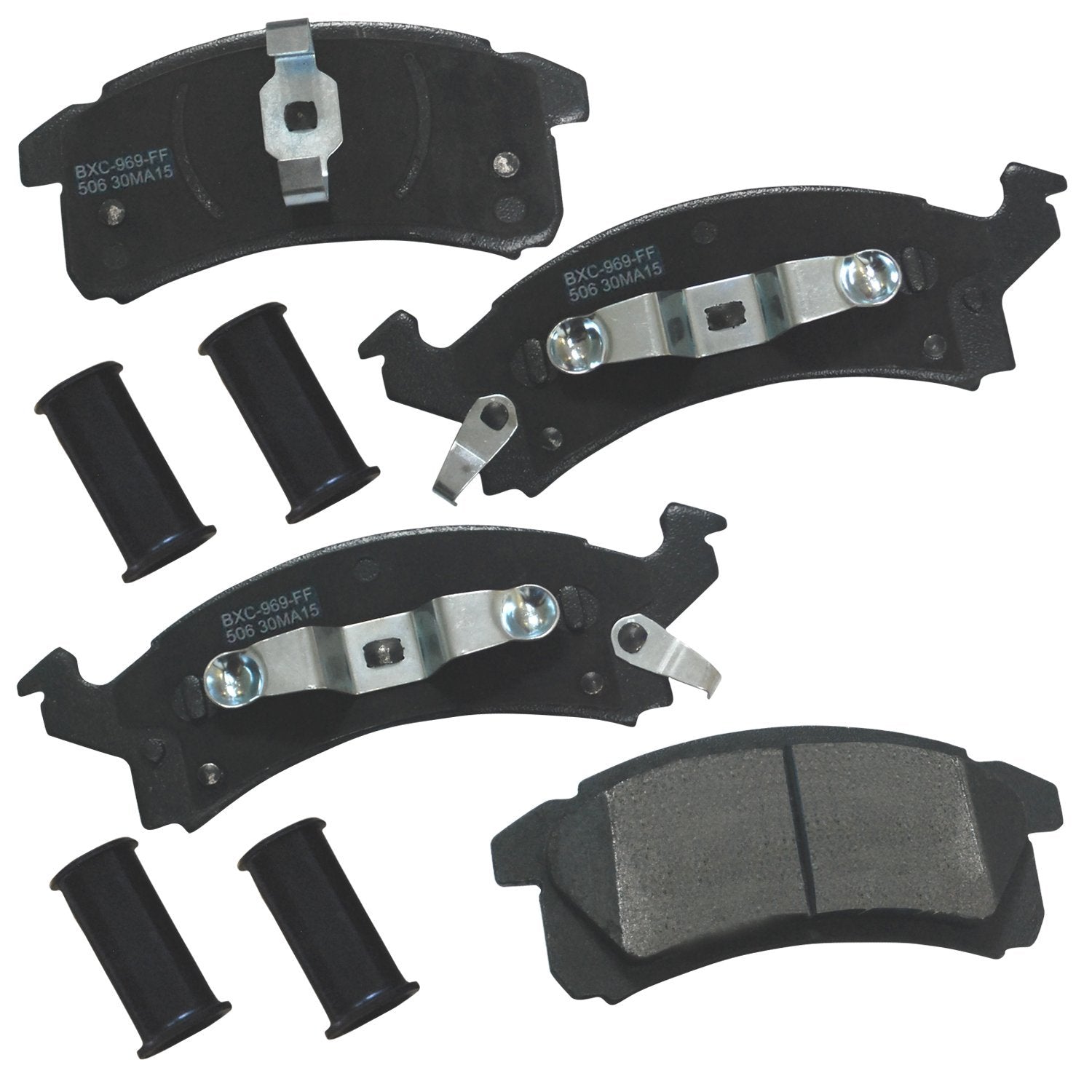 Bendix Premium Sbc506 Ceramic Front Brake Pads For Select Models Buick Skylark, Chevrolet Beretta, Cavalier, Corsica, Oldsmobile