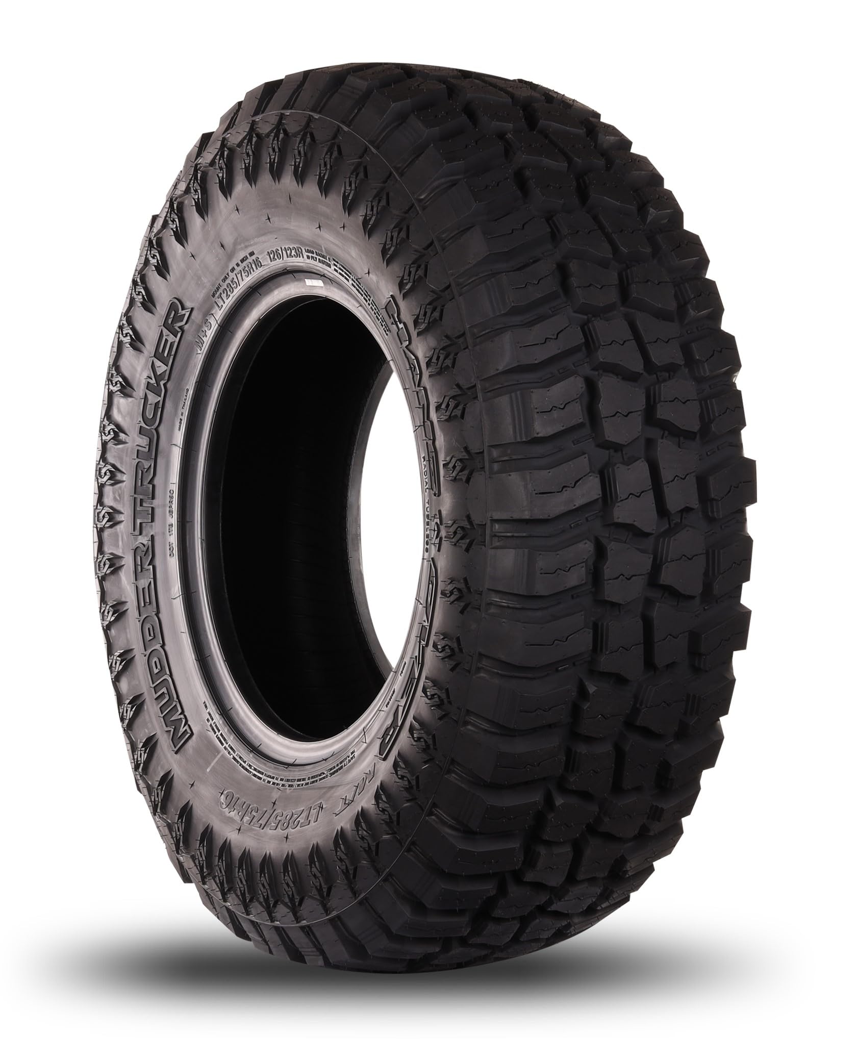 4 New Mudder Trucker Hang Over M/T Mud Tire(s) 285/75R16 126/123R LRE BSW 28575R16