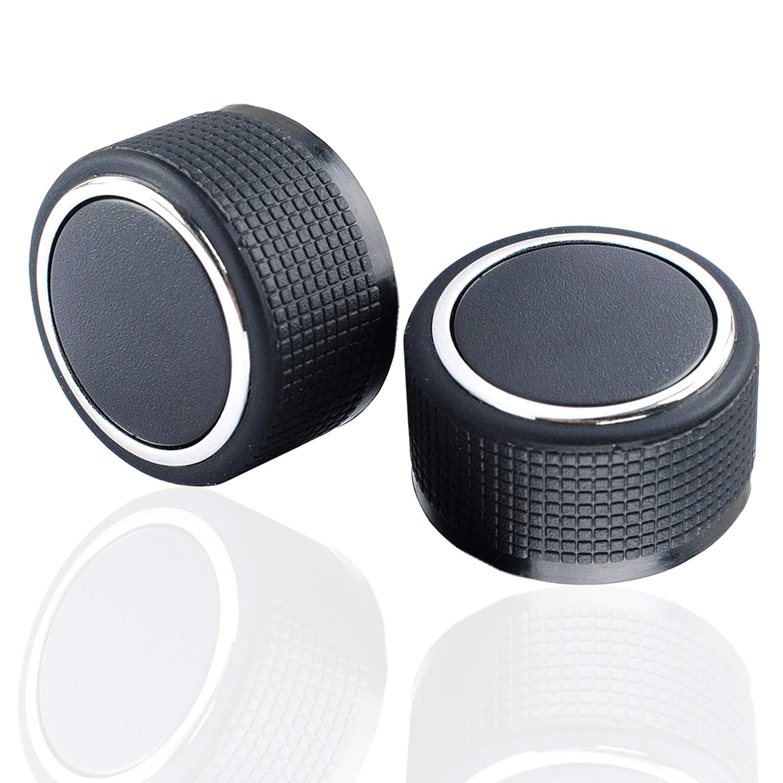 Rear Control Knobs Compatible With 2007-2013 Chevy Tahoe Chev-Rolet Silverado Gmc Acadia Sierra Escalade Buick Enclave Yukon Cad