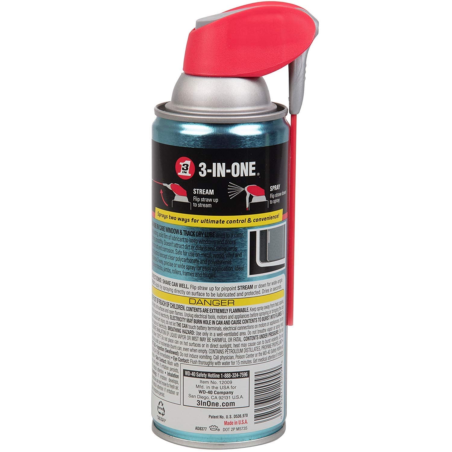 3-IN-ONE RVcare Slide Out Silicone & Window Track Dry Lube - 11 oz. Silicone Formula