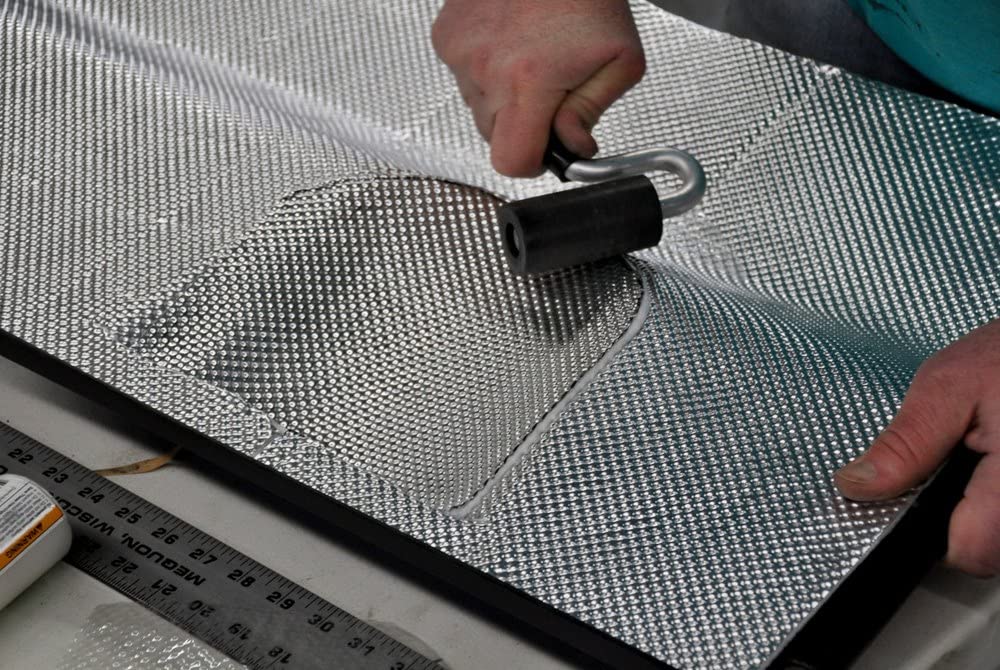 Design Engineering 050506 Floor & Tunnel Shield II 42'' x 24'' Non-Adhesive Heat and Sound Insulation (7 sq ft)