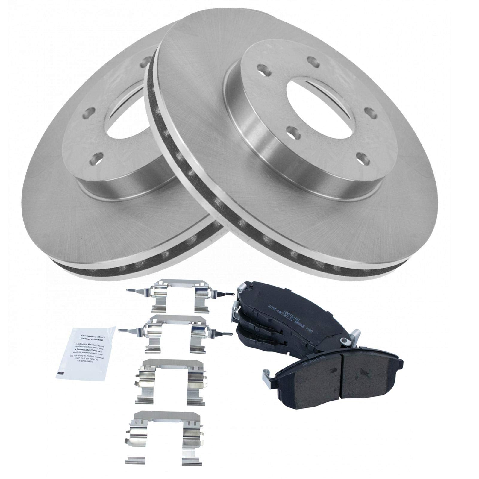 Trq Front Premium Posi Metallic Brake Pad Rotor Kit For Nissan Infiniti