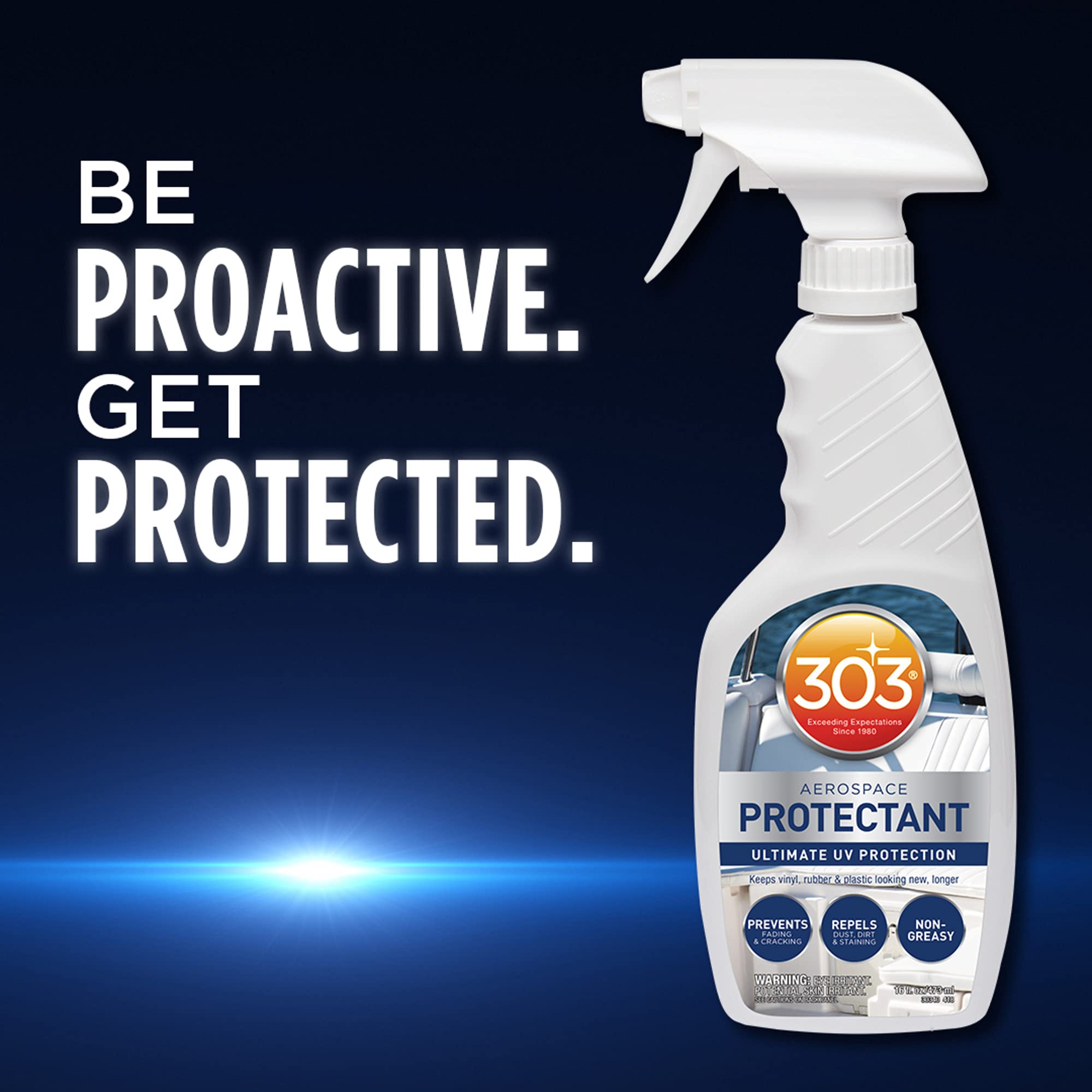 303 Products Marine Aerospace Protectant - Uv Protection - Repels Dust, Dirt, & Staining - Smooth Matte Finish - Restores Like-N
