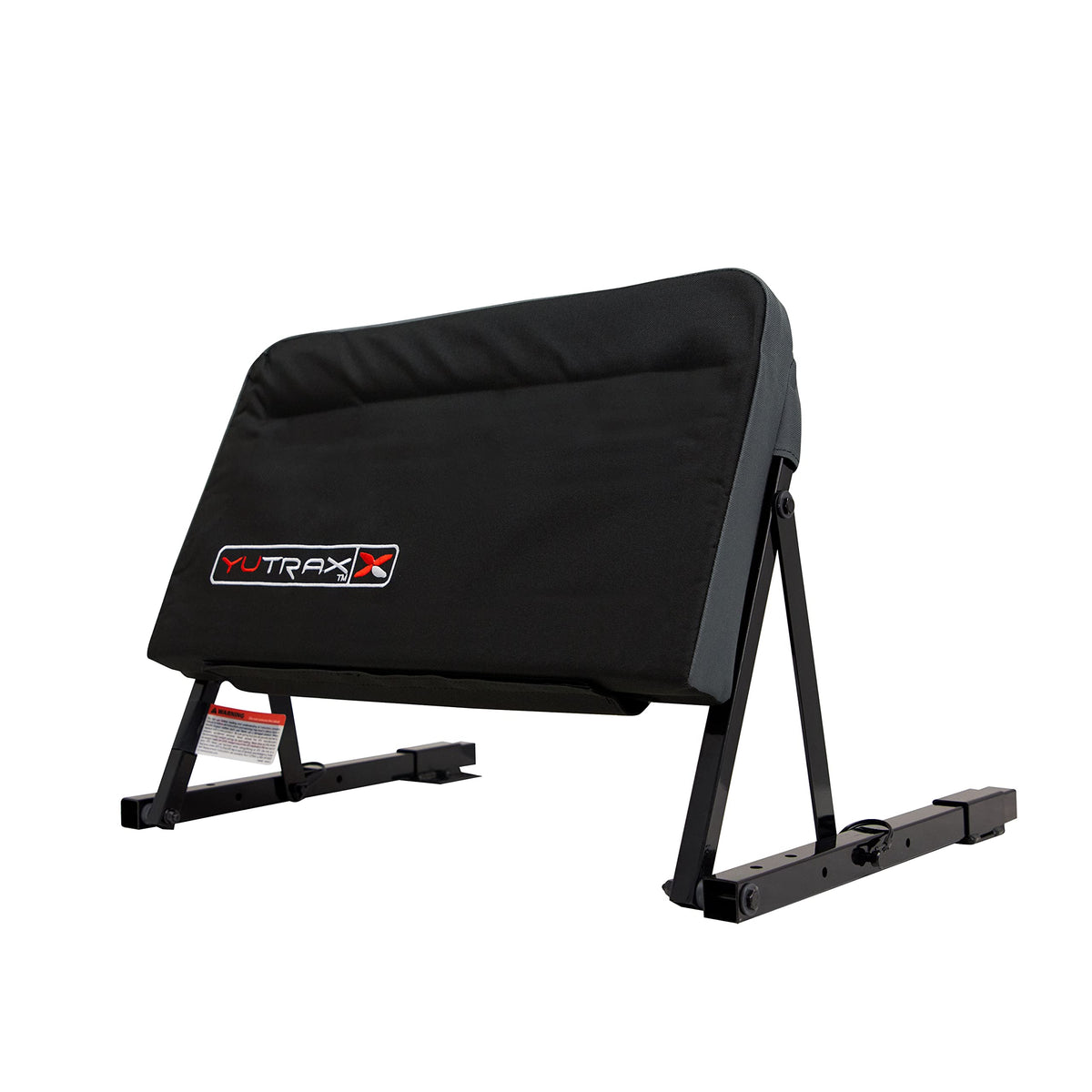 Yutrax Universal Mount Atv Backrest, Heavy-Duty Steel Seat Frame, Adjustable Seat Back Positions, 2” Thick Cushion, Folds Down Flat When Not In Use, Tx219