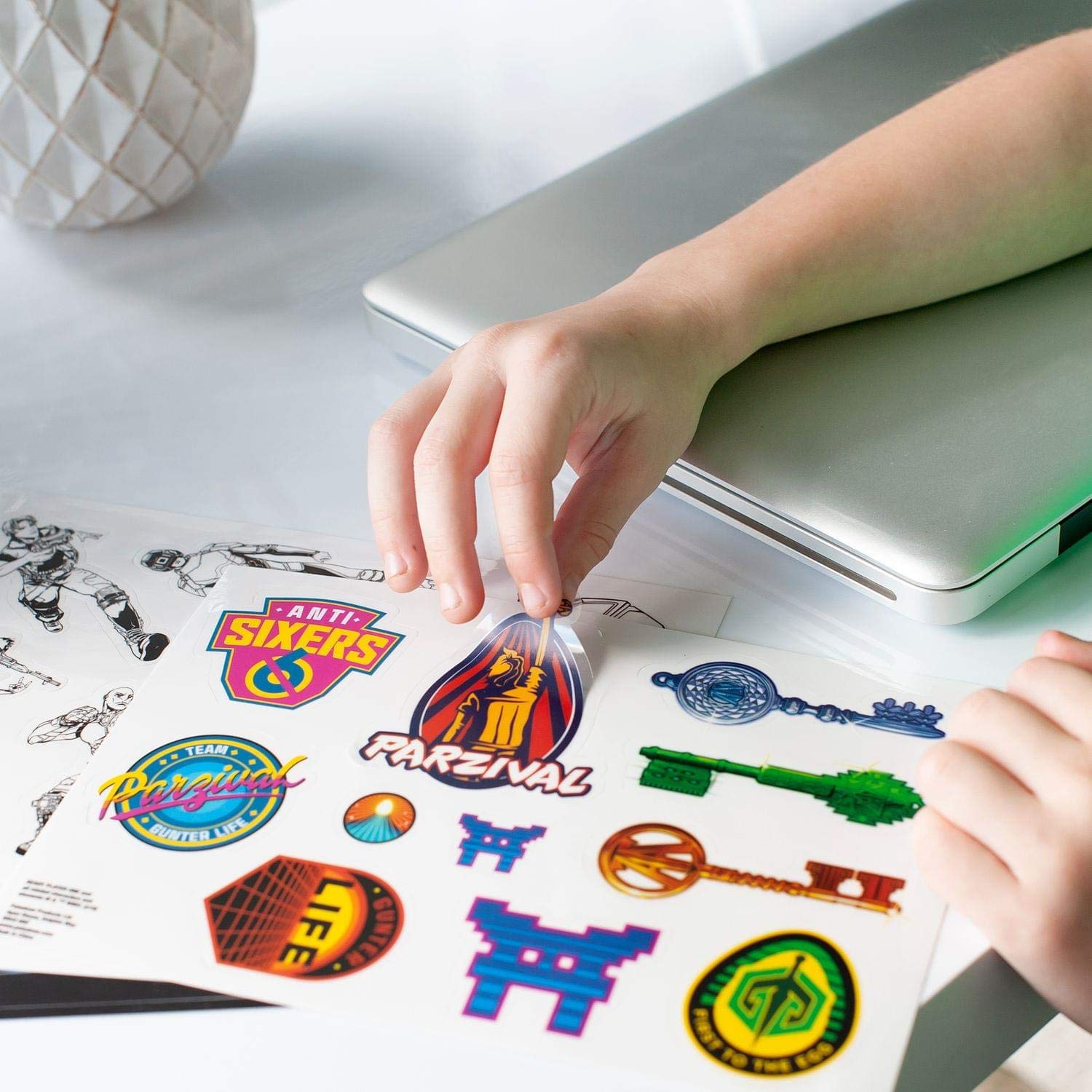 Paladone Gadget Decals, Vinyl, Multi-Colour, 21 X 15 X 1 Cm