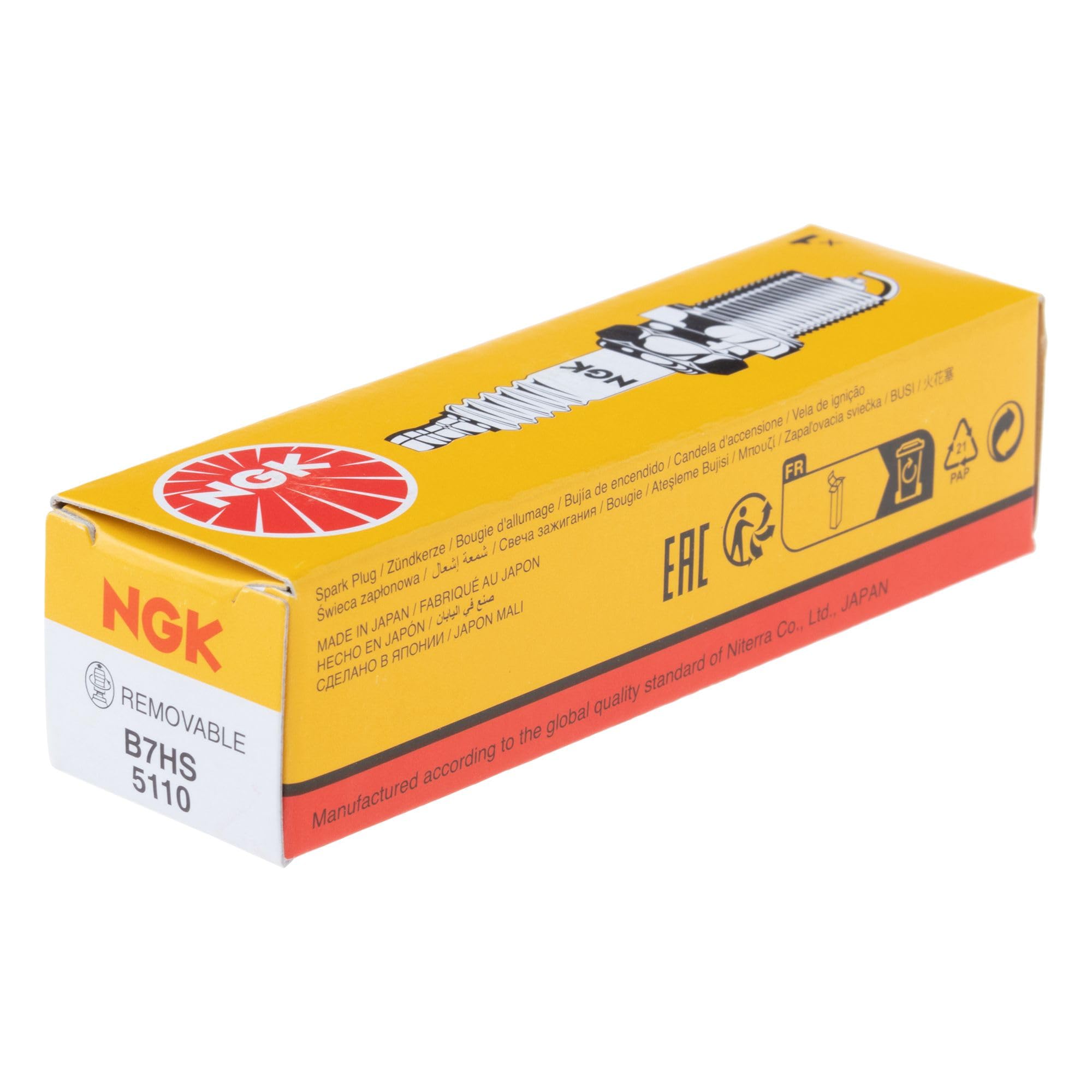 Ngk B7Hs Standard Spark Plug, One Size