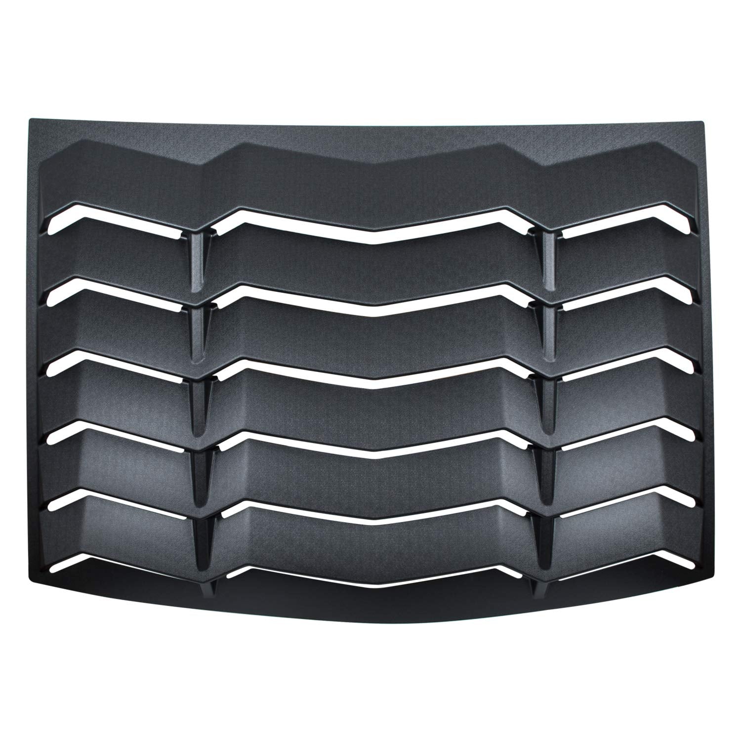 Cumart 2005-2014 Rear+Side Window Louvers Windshield Sun Shade Cover Lambo Style Matte Black Compatible With Ford Mustang 2005 2