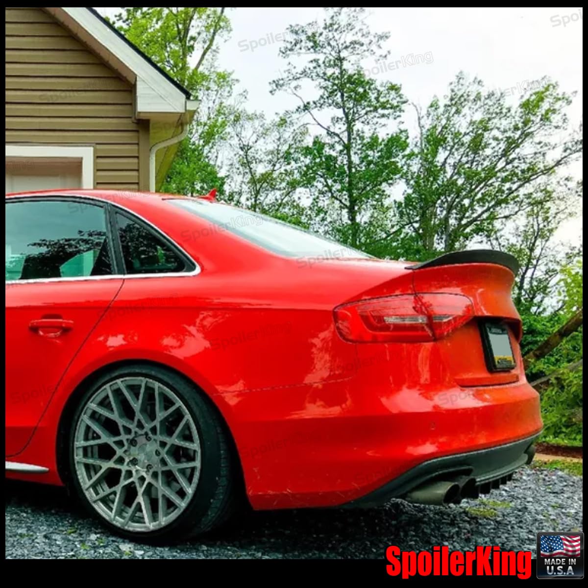 Spoilerking Trunk Spoiler (284P) Compatible With A4 2009-2016 B8 / B8.5