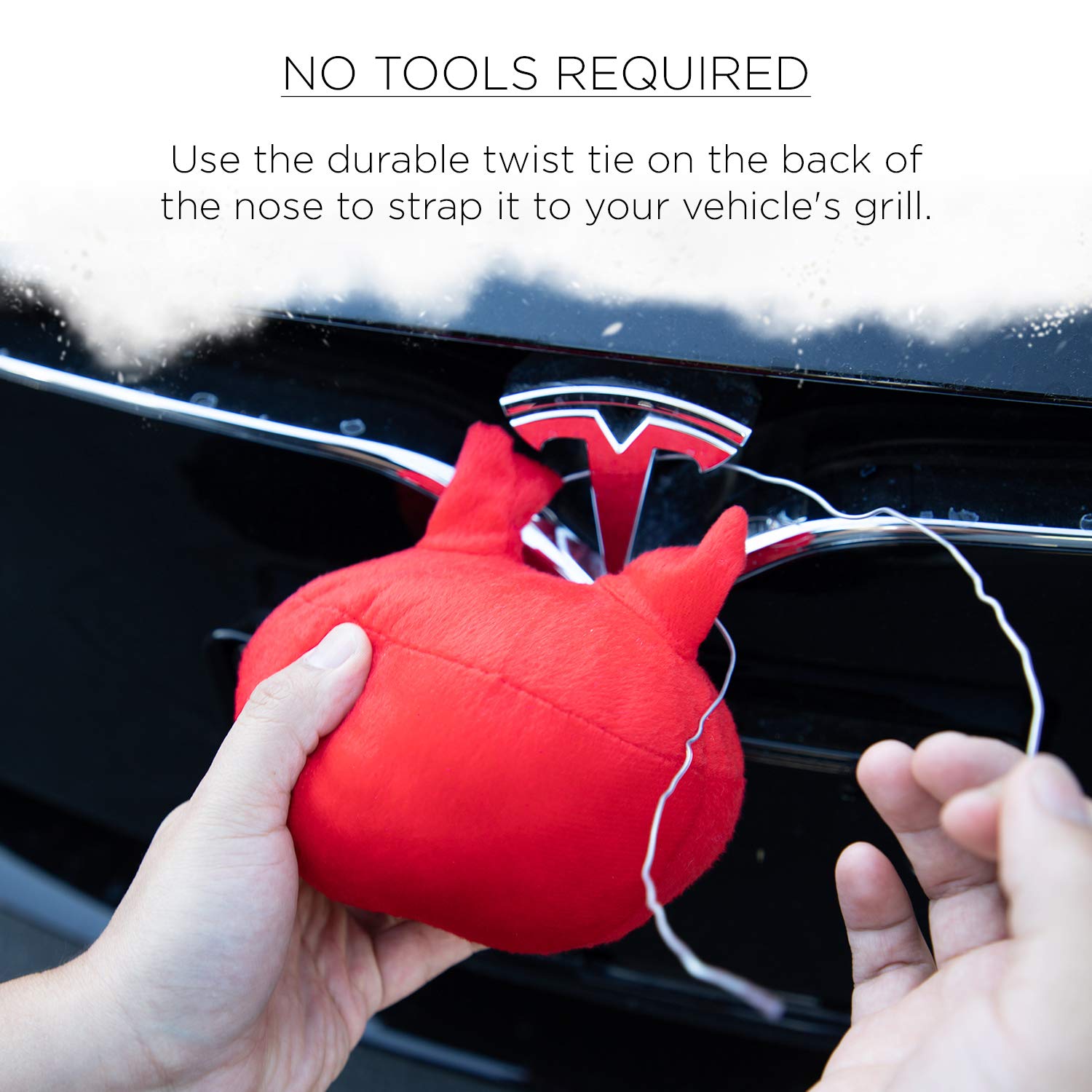 Oxgord Car Antlers And Nose - Christmas Decorations For Car Windows, Roof, And Grille - Holiday Accessories Decoration Kit For Cars, Suvs, Vans, And Trucks
