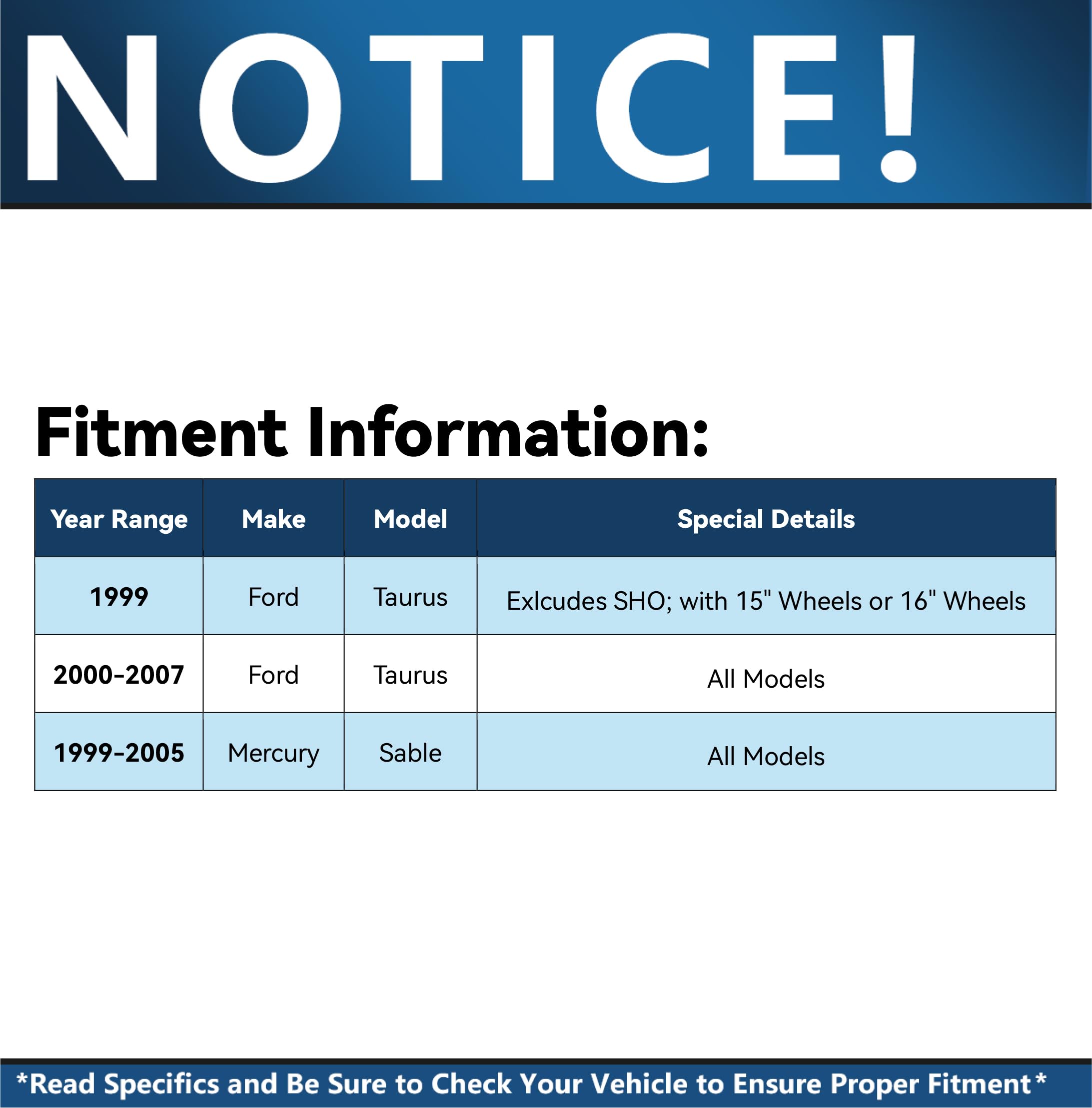 Detroit Axle - Rack and Pinion Kit for 1999-2007 Ford Taurus, 1999-2005 Mercury Sable, 1 Power Steering Rack and Pinion Assembly