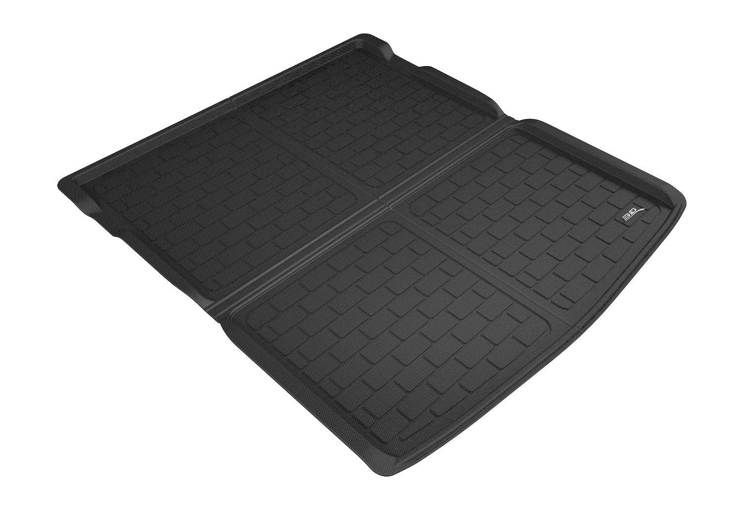 3D MAXpider Custom Fit Kagu Cargo Liner (Black) Compatible with Volkswagen Atlas 20182024  Cargo Liner