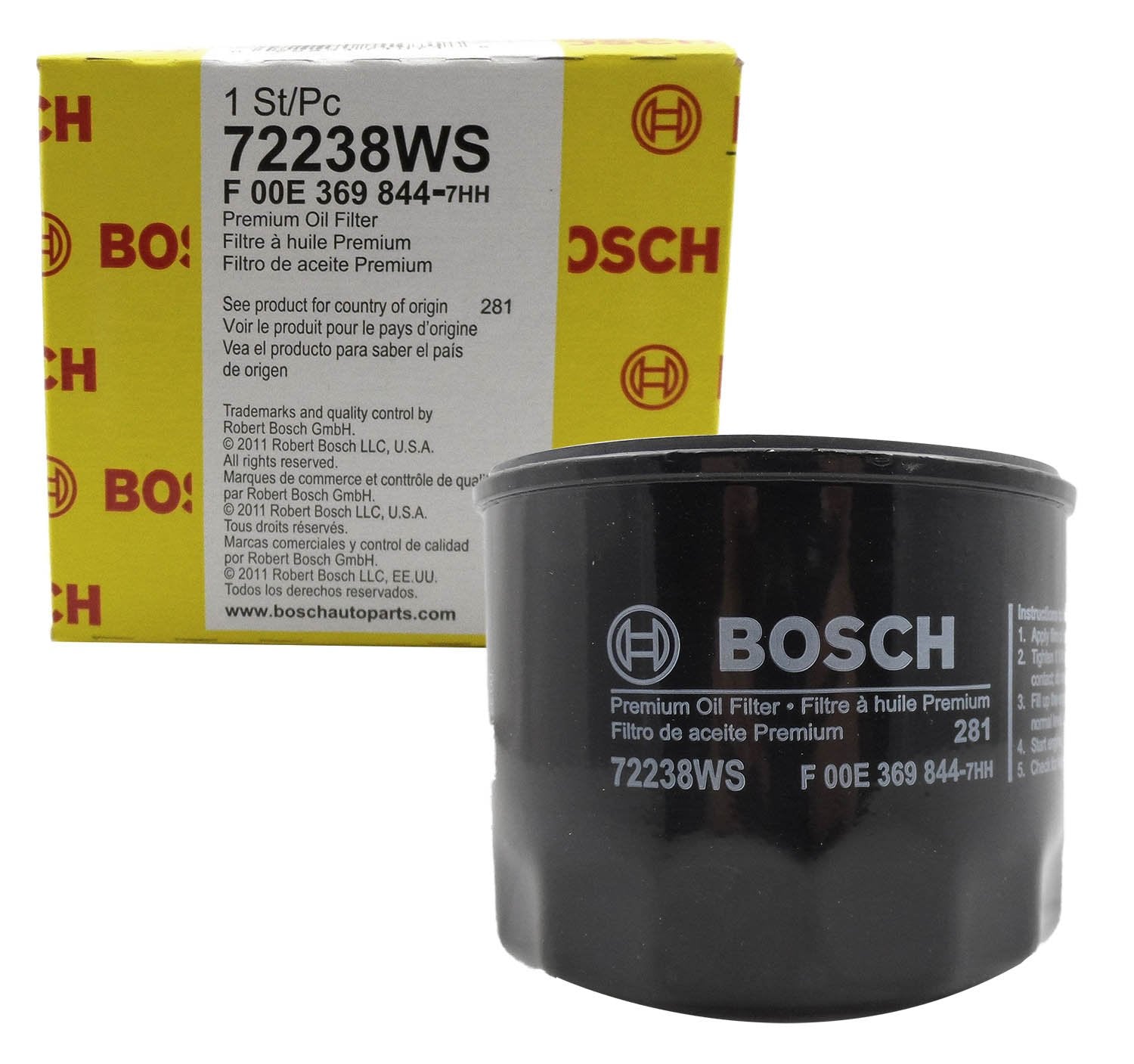 Bosch 72238Ws Workshop Engine Oil Filter