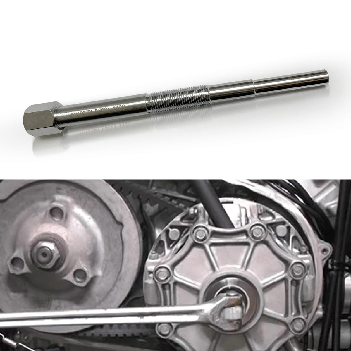 Hardened Clutch Removal Tool Puller 1/2'' For Kawasaki Mule Prairie Brute Force WBCARB0BC1MCM4B